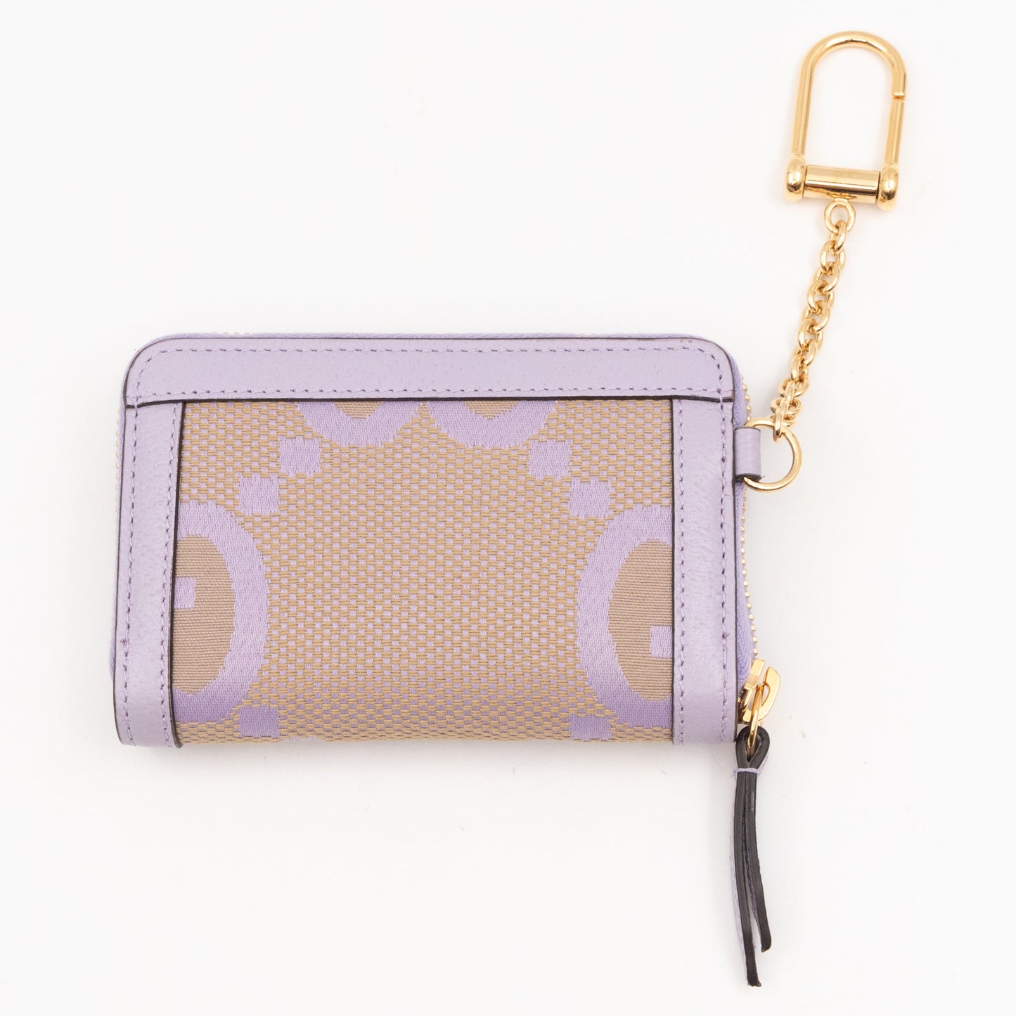 Gucci Ophidia Zip Around Card Case Lilac
