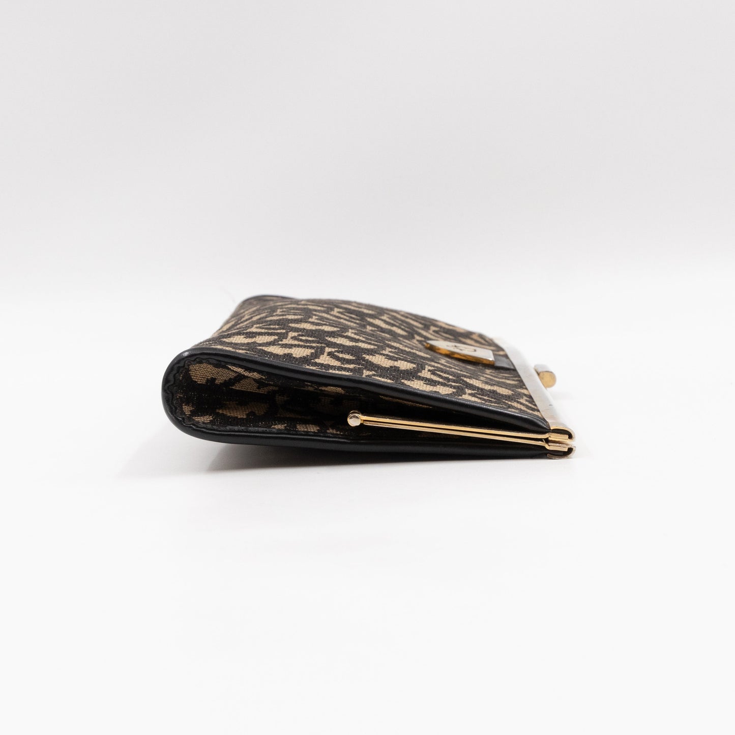 Vintage Clutch Black Dior Oblique Jacquard