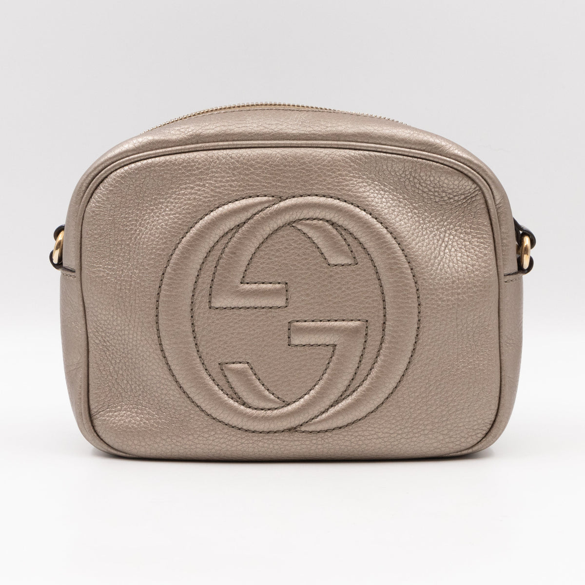 Disco Soho Champagne Metallic Leather