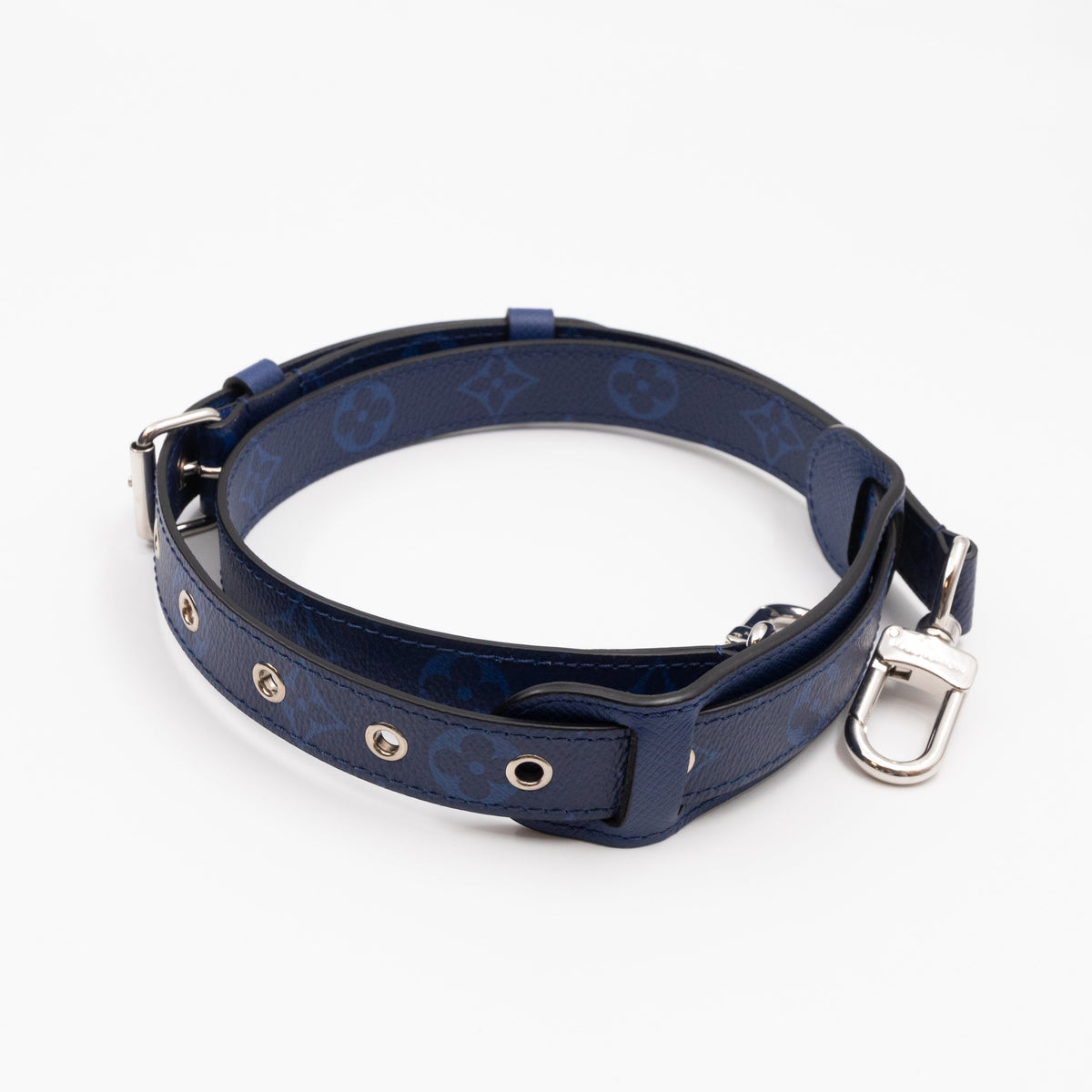 Keepall 50 Bandouliere Pacific Blue Taigarama Leather