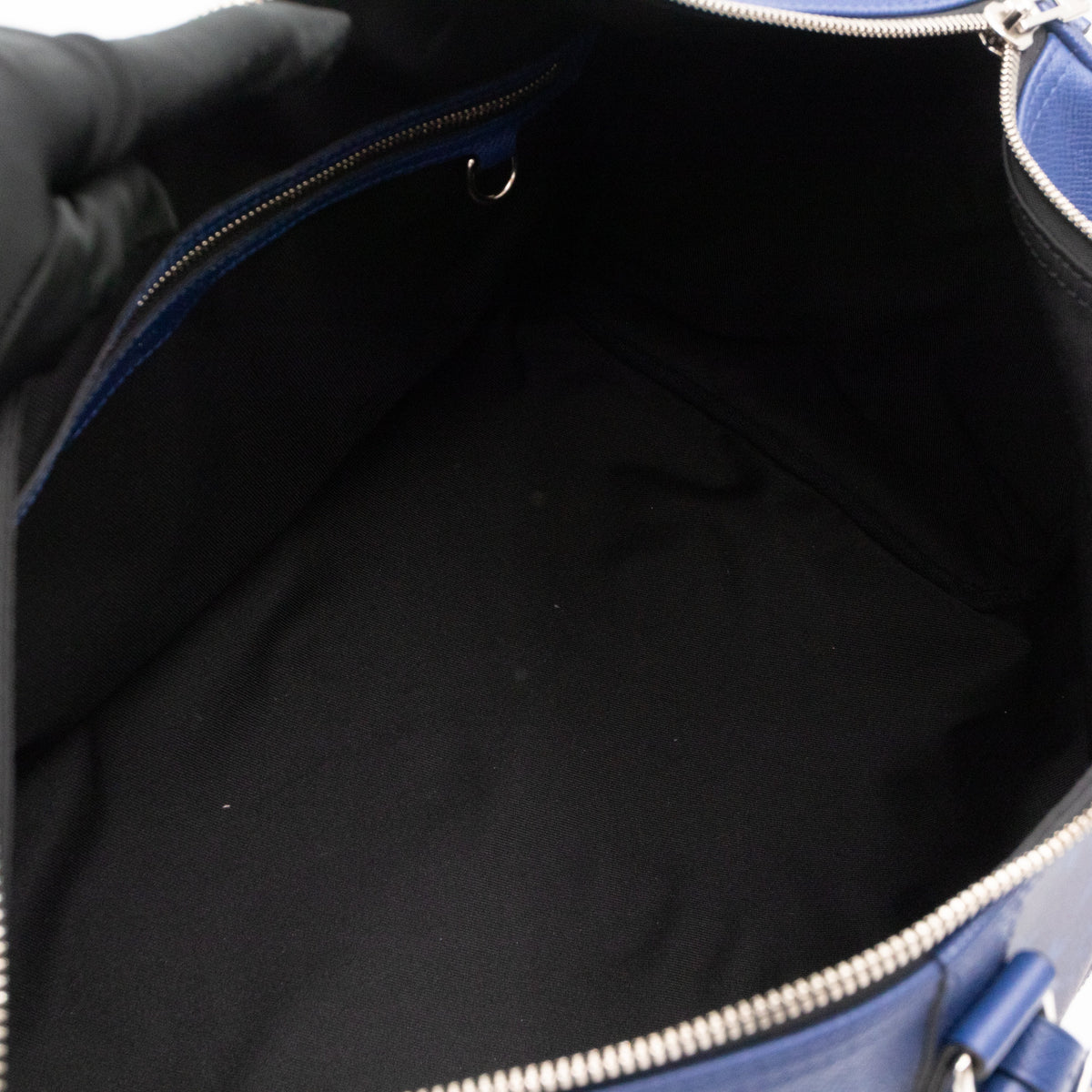 Keepall 50 Bandouliere Pacific Blue Taigarama Leather