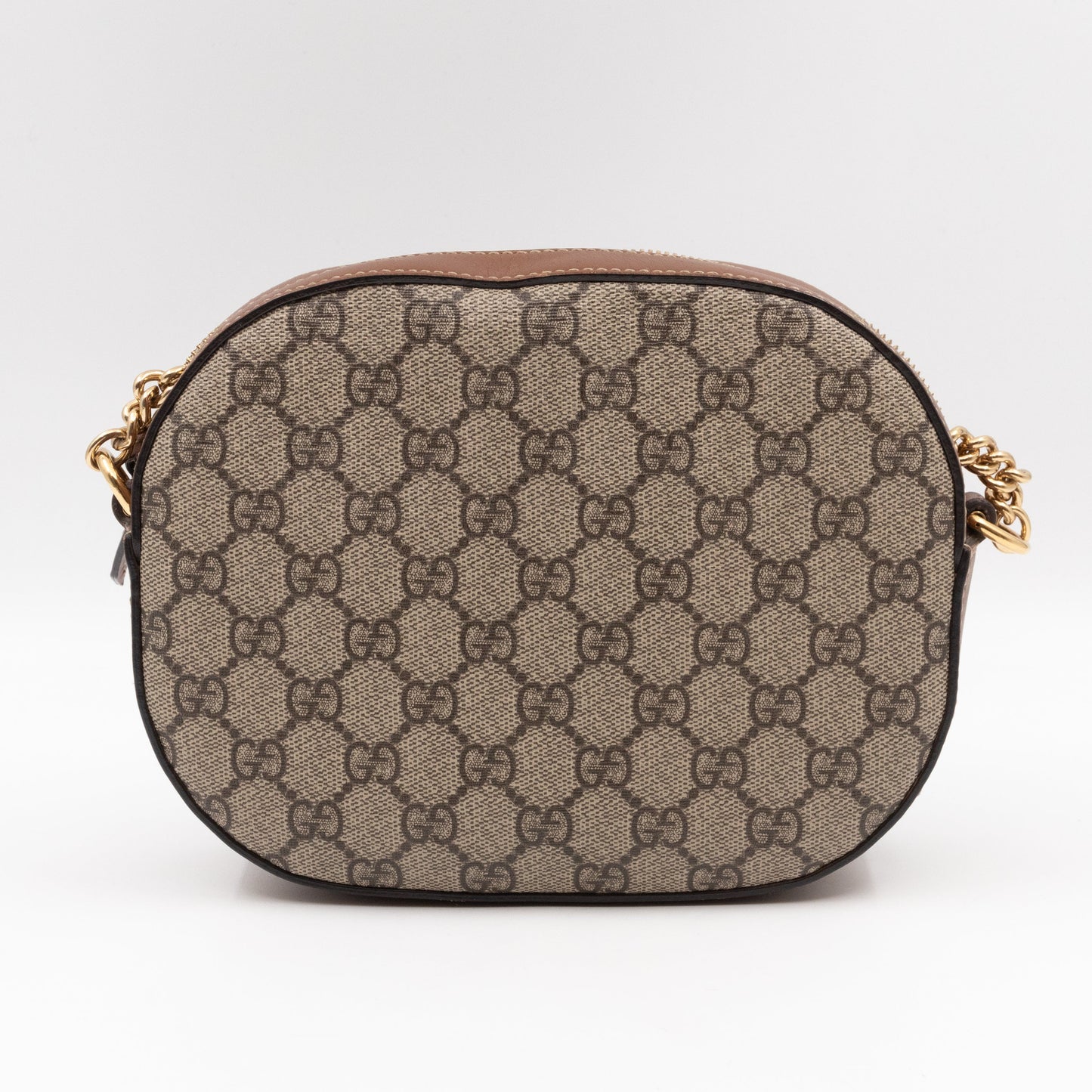 GG Supreme Mini Chain Shoulder Bag Tiger Embroidered