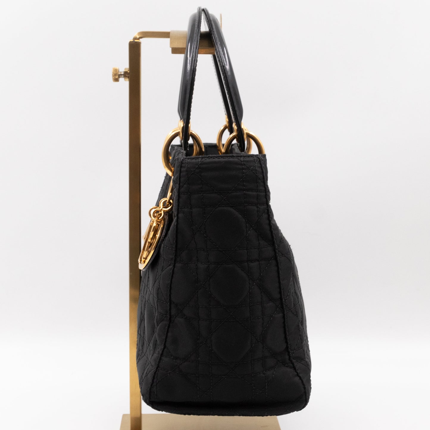 Vintage Lady Dior Medium Black Nylon