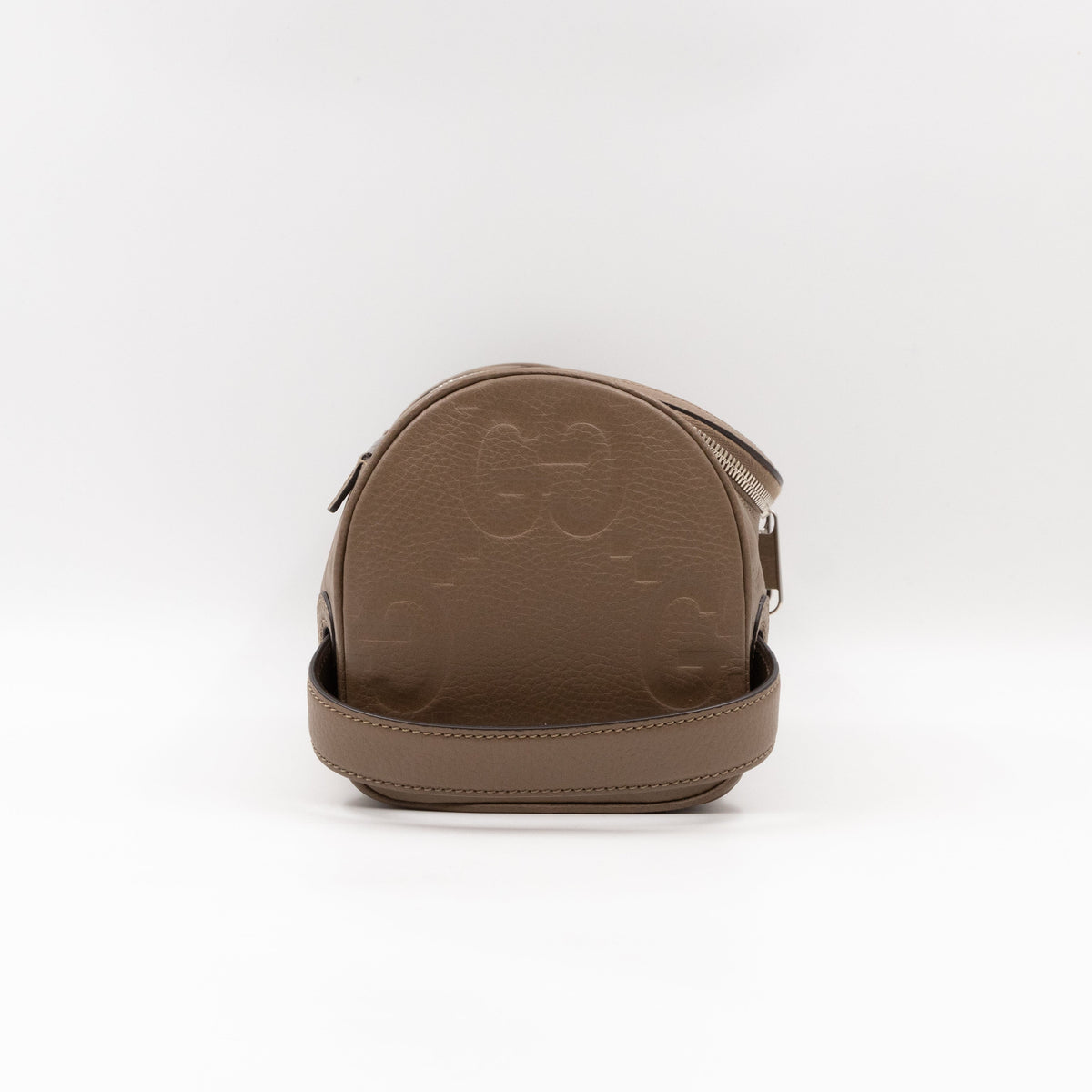 Toiletry Case Small Jumbo GG Embossed Good Taupe