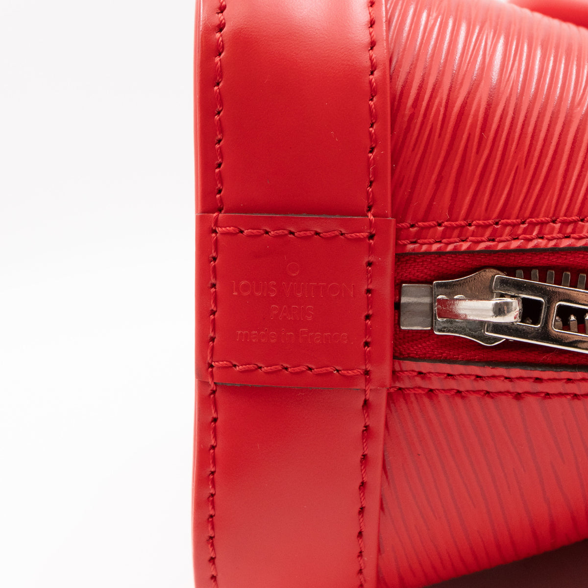 Alma BB Red Epi Leather