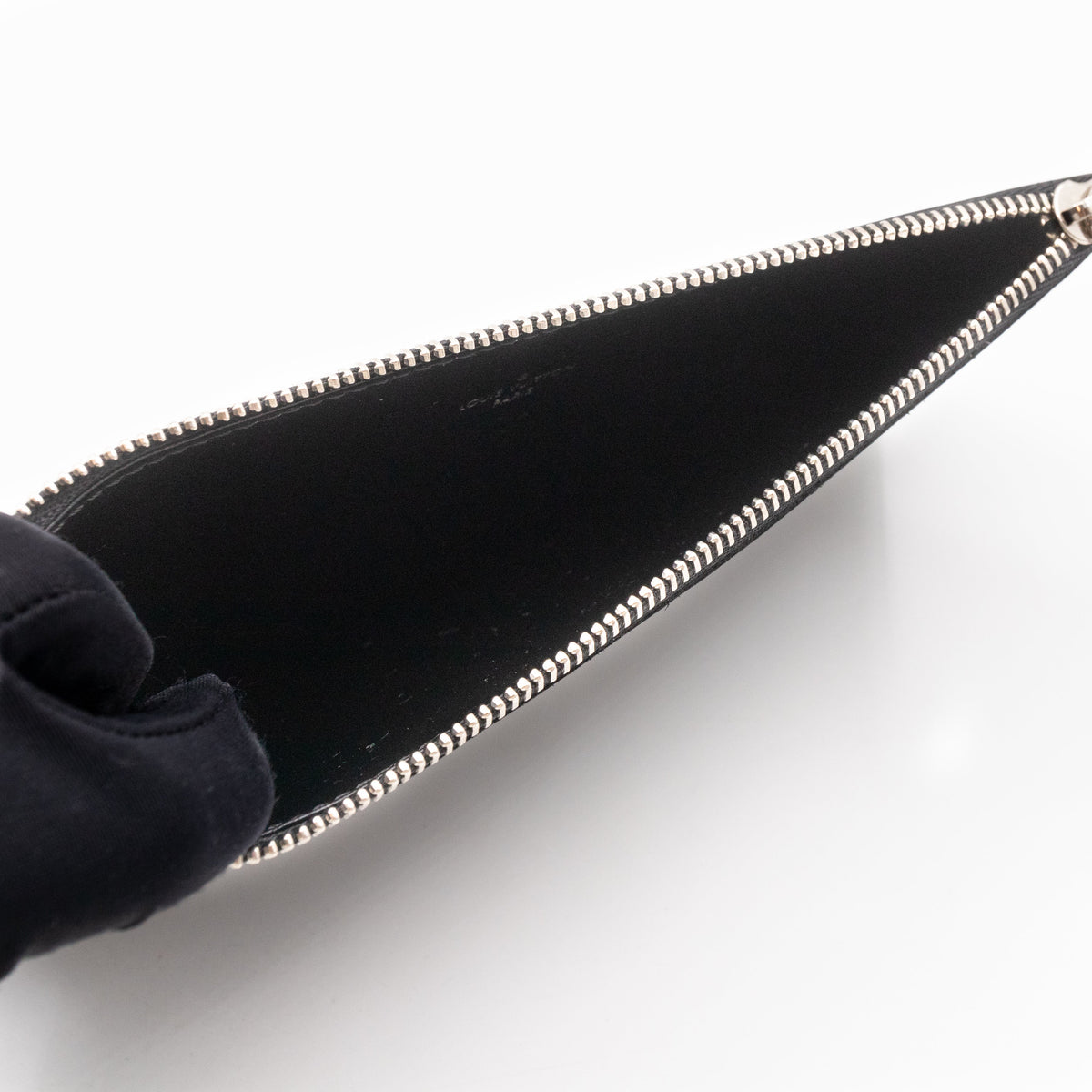 Pochette Felicie Black Epi Leather