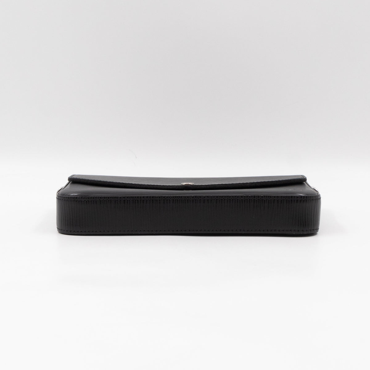 Pochette Felicie Black Epi Leather