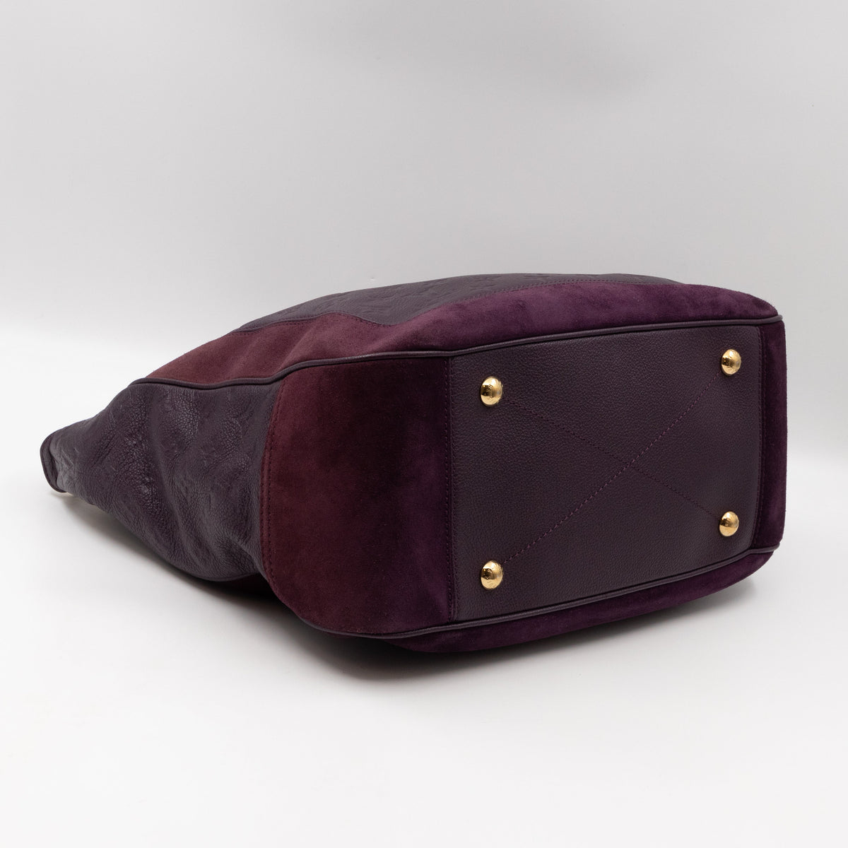 Audacieuse MM Aubergine Monogram Empreinte