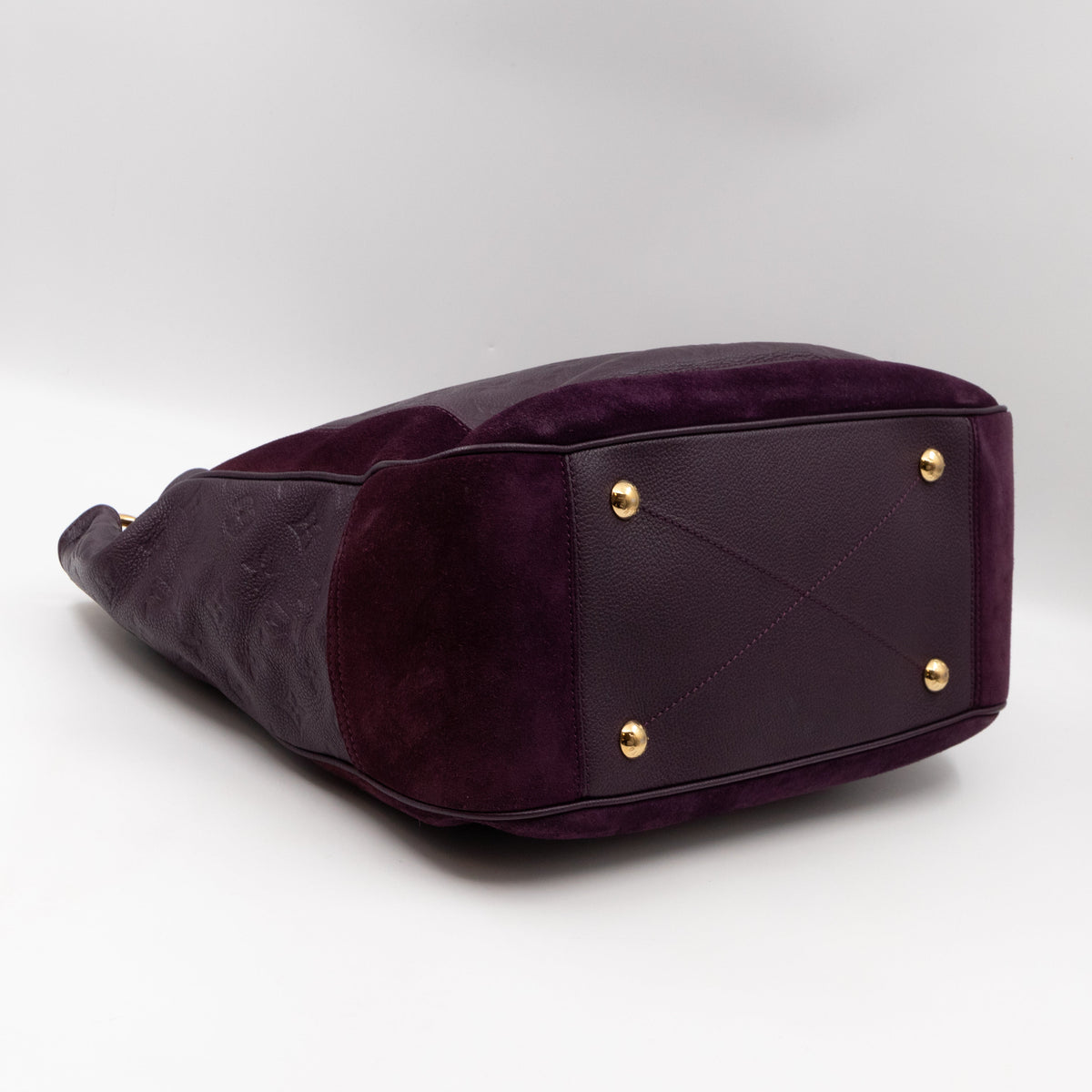 Audacieuse MM Aubergine Monogram Empreinte