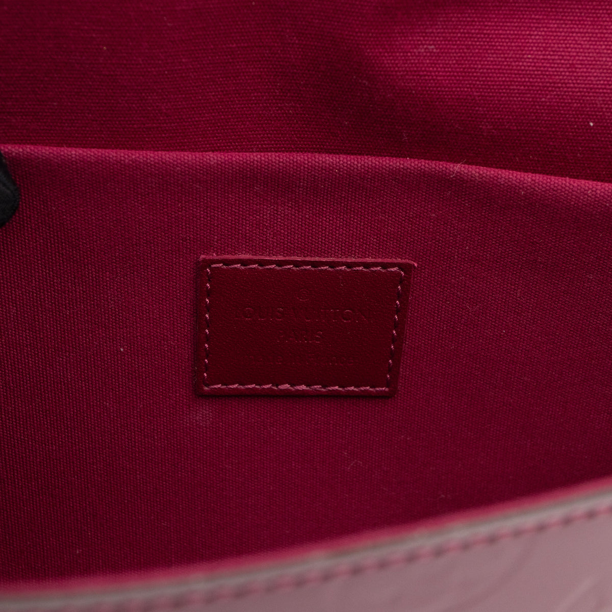 Pochette Felicie Magenta Vernis Leather