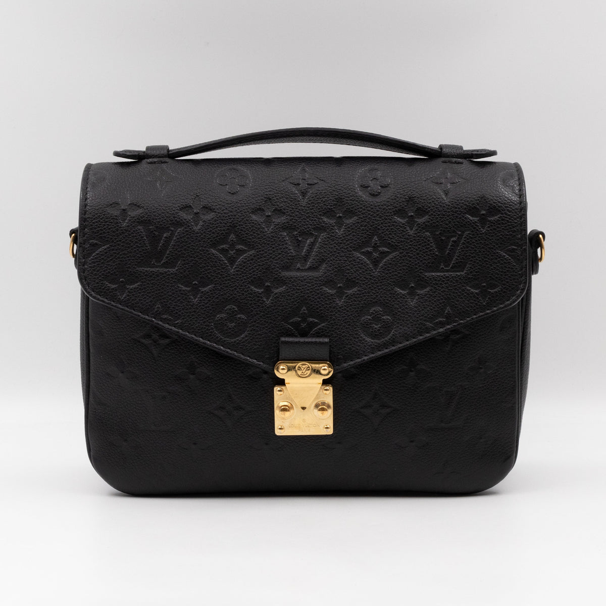 Pochette Metis Black Monogram Empreinte Leather