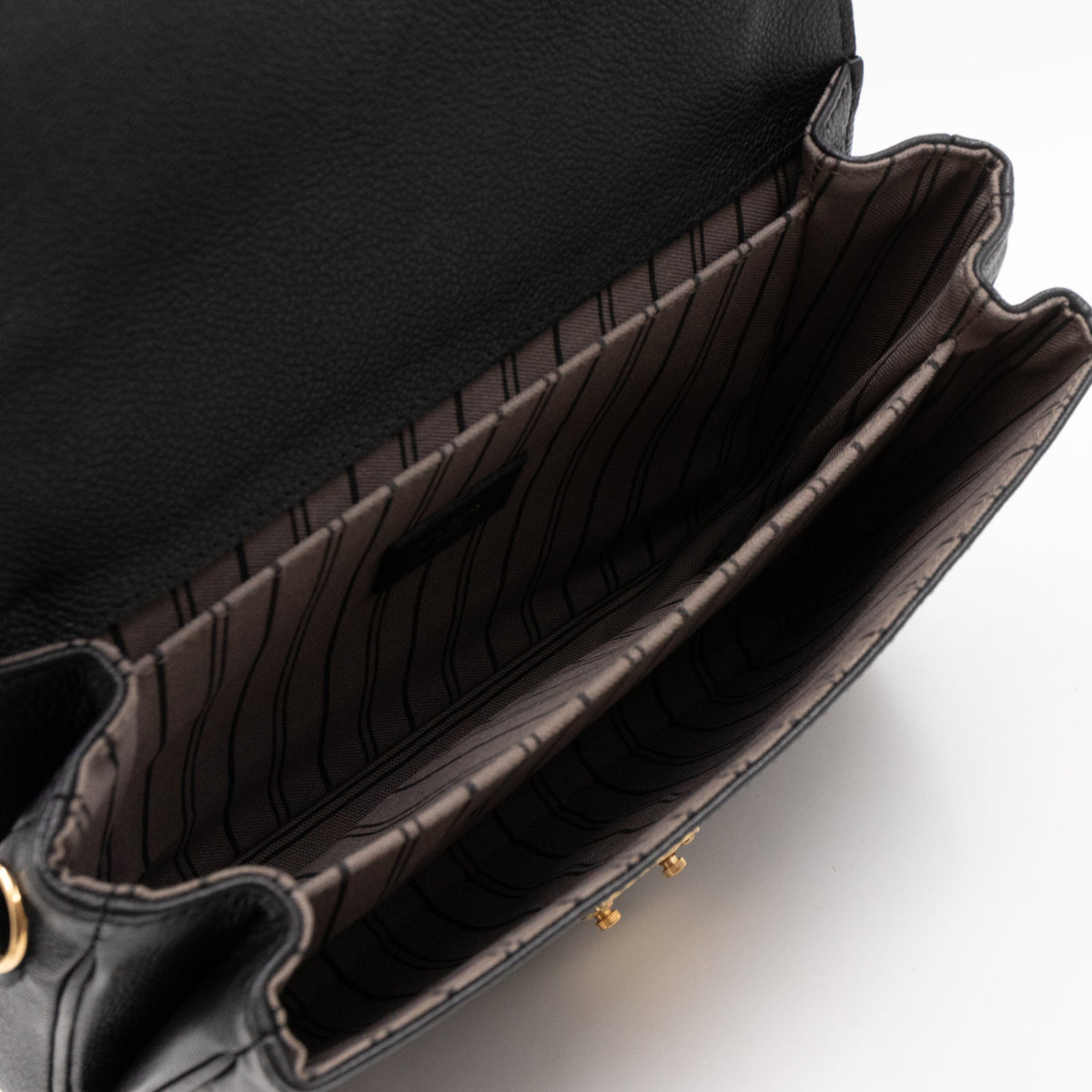 Pochette Metis Black Monogram Empreinte Leather