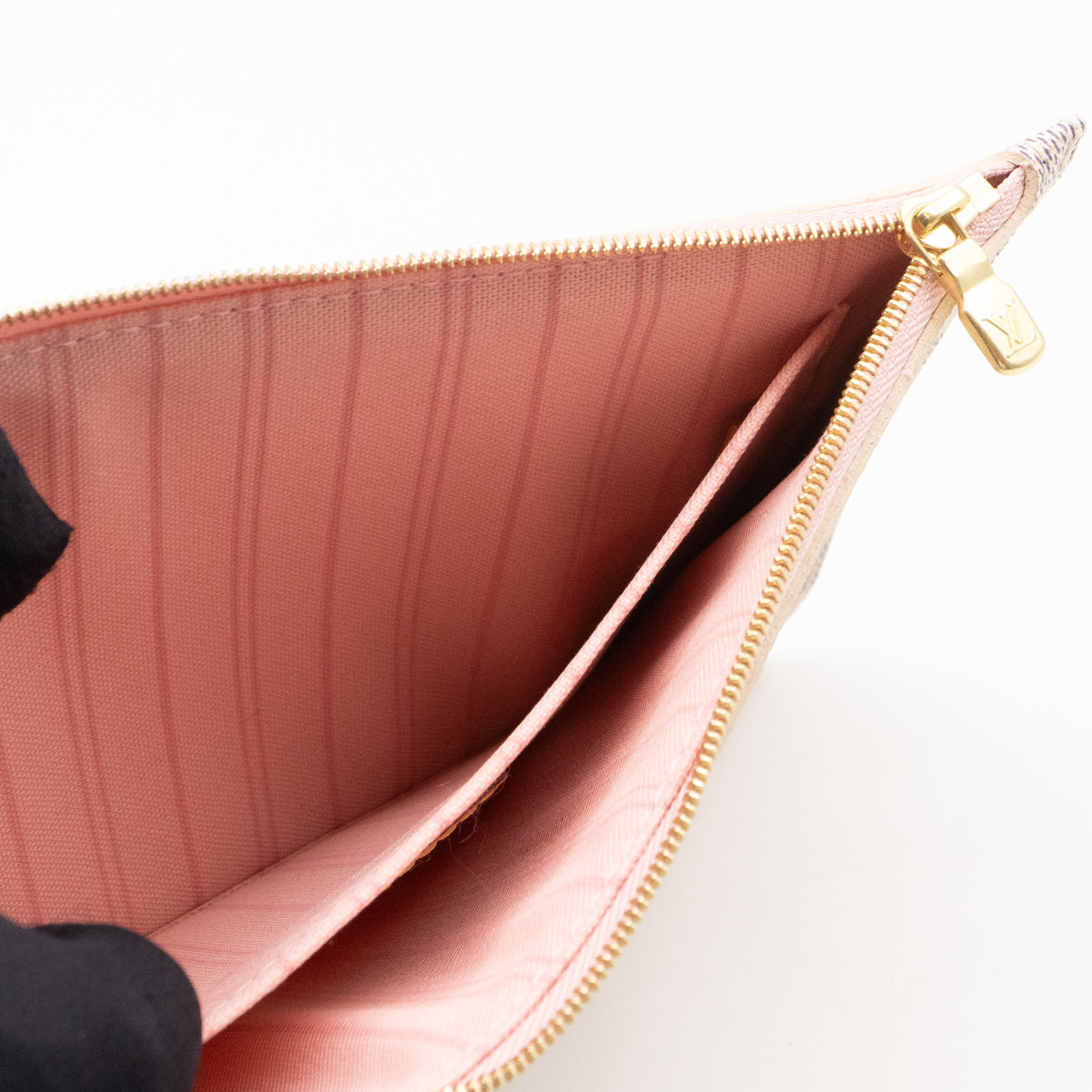 Neverfull Pochette Damier Azur