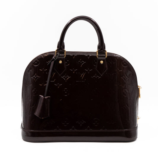 Alma PM Amarante Vernis Leather