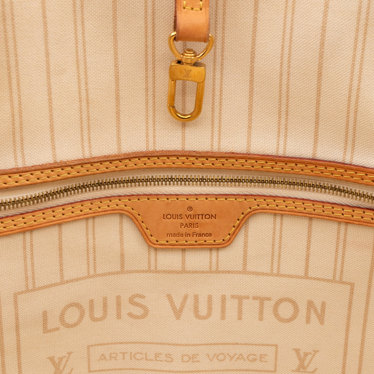 Neverfull GM with Pochette Damier Azur