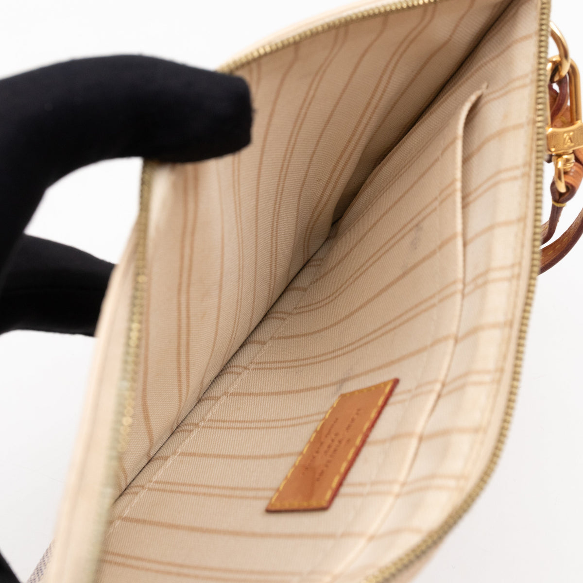 Neverfull Pochette Damier Azur