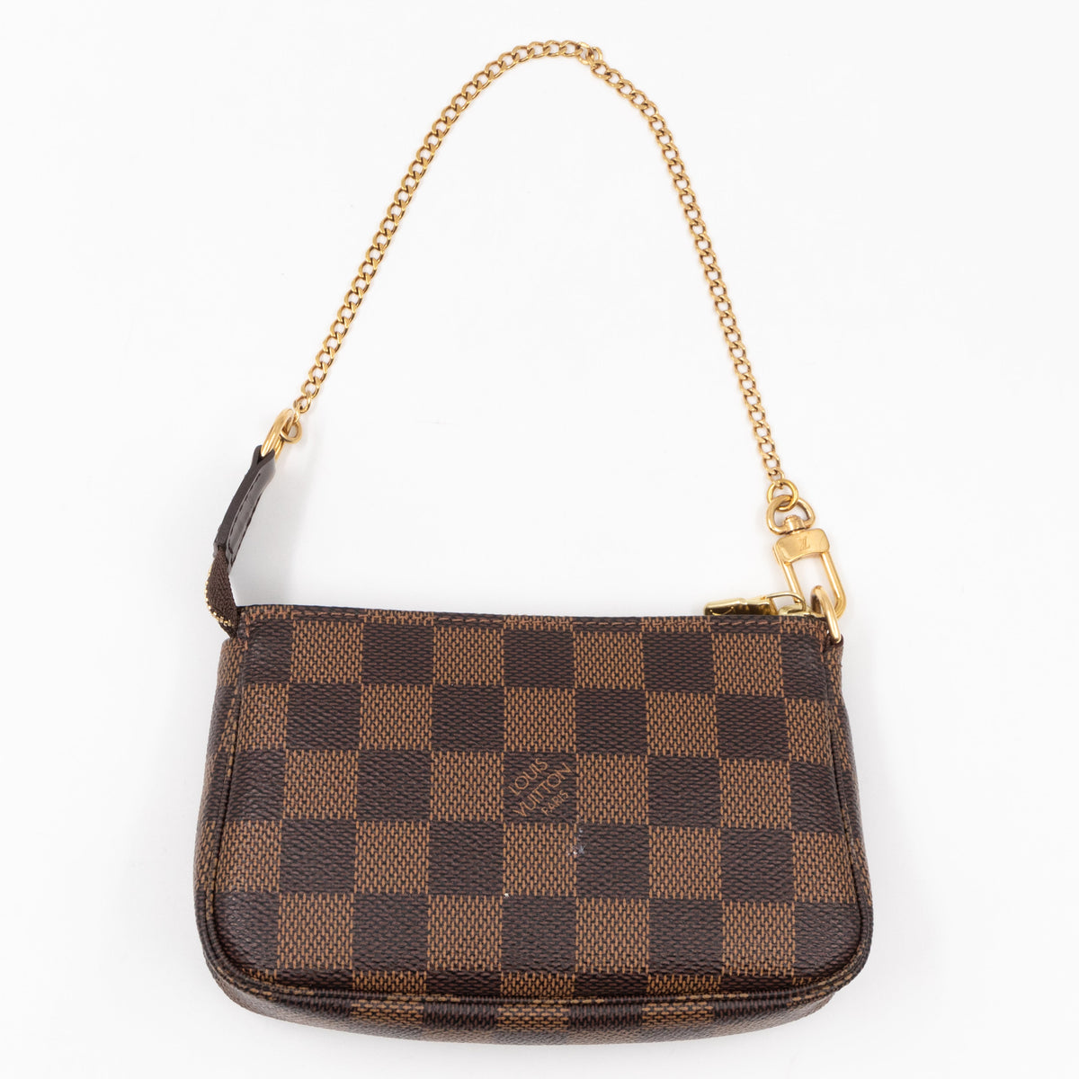 Mini Pochette Accessoires Damier Ebene