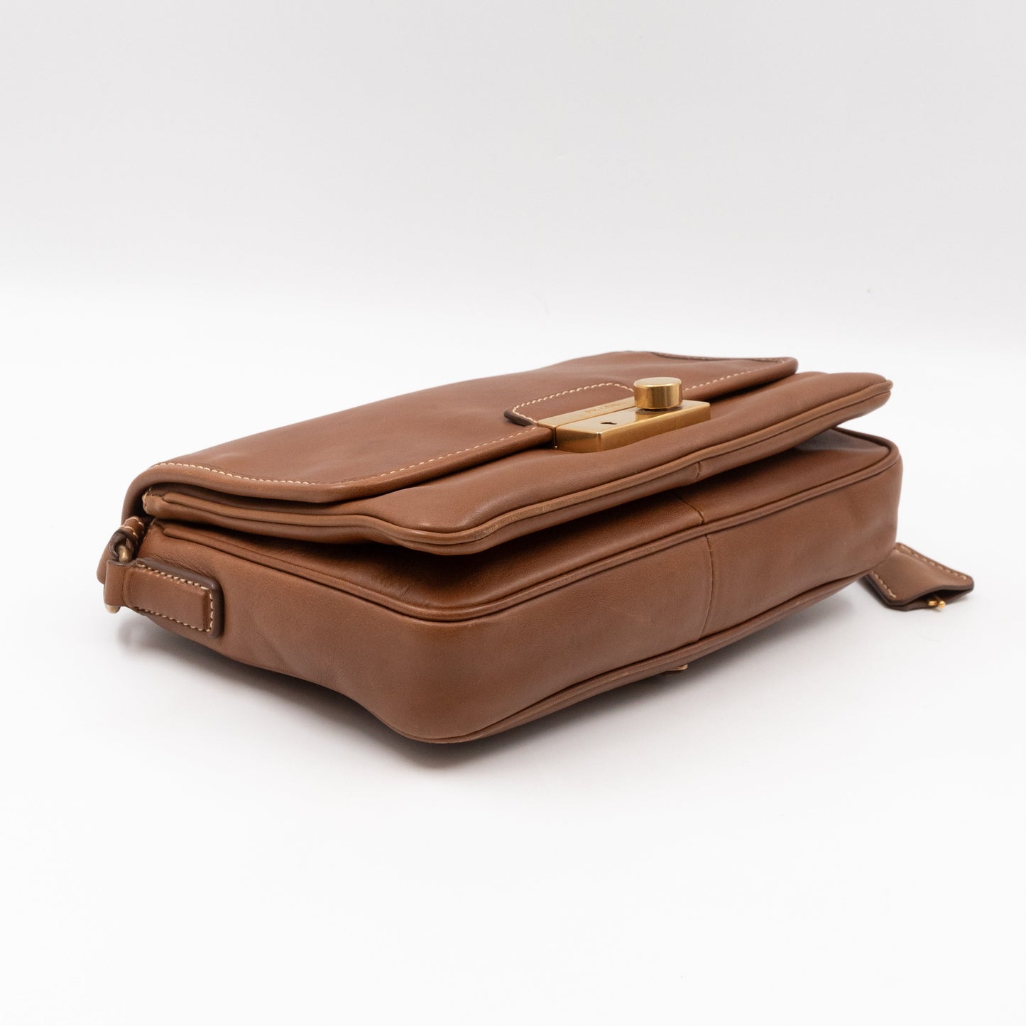 Sound Crossbody Bag Brown Leather
