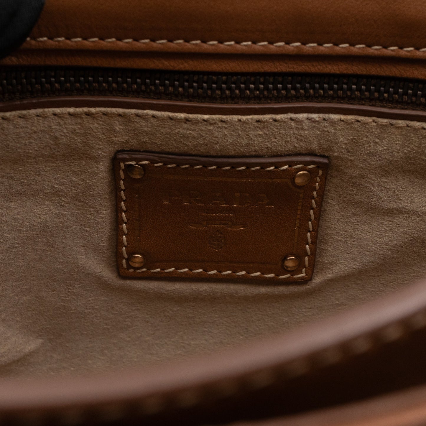 Sound Crossbody Bag Brown Leather