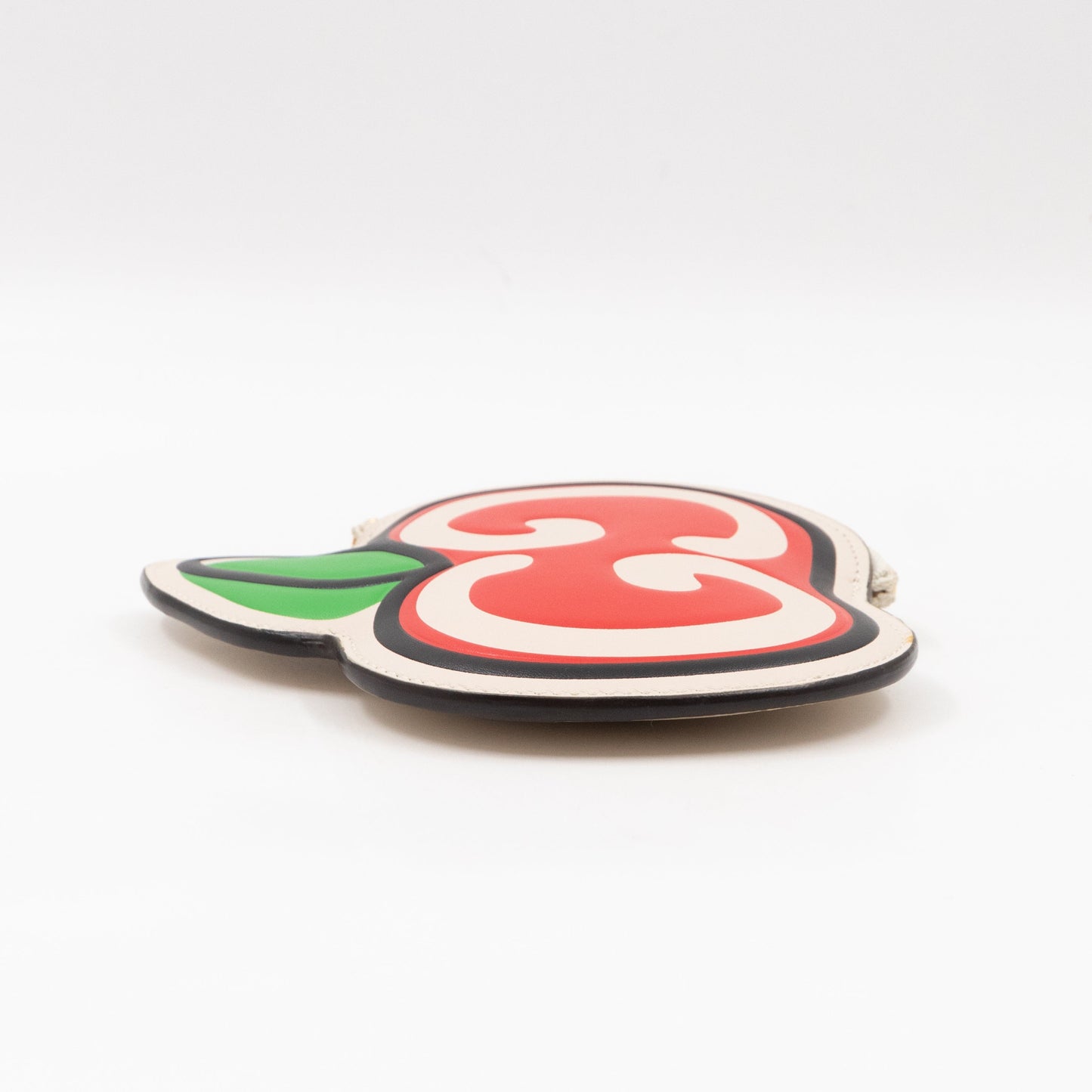 Gucci Apple Coin Purse White & Red Leather