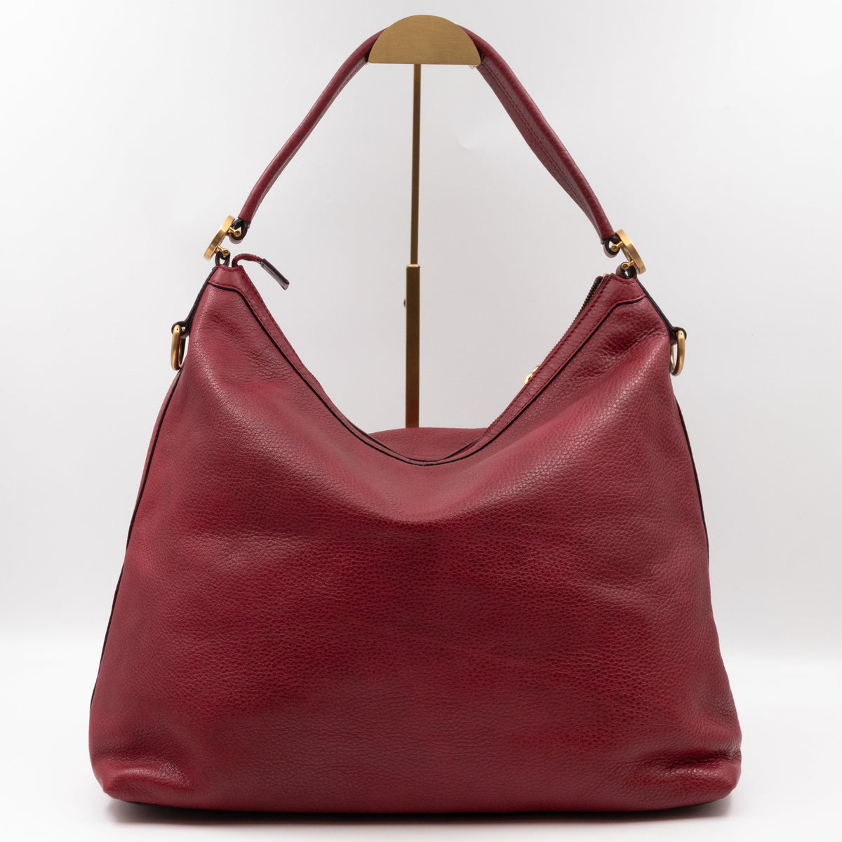 Miss GG Original Hobo Bag Red Leather