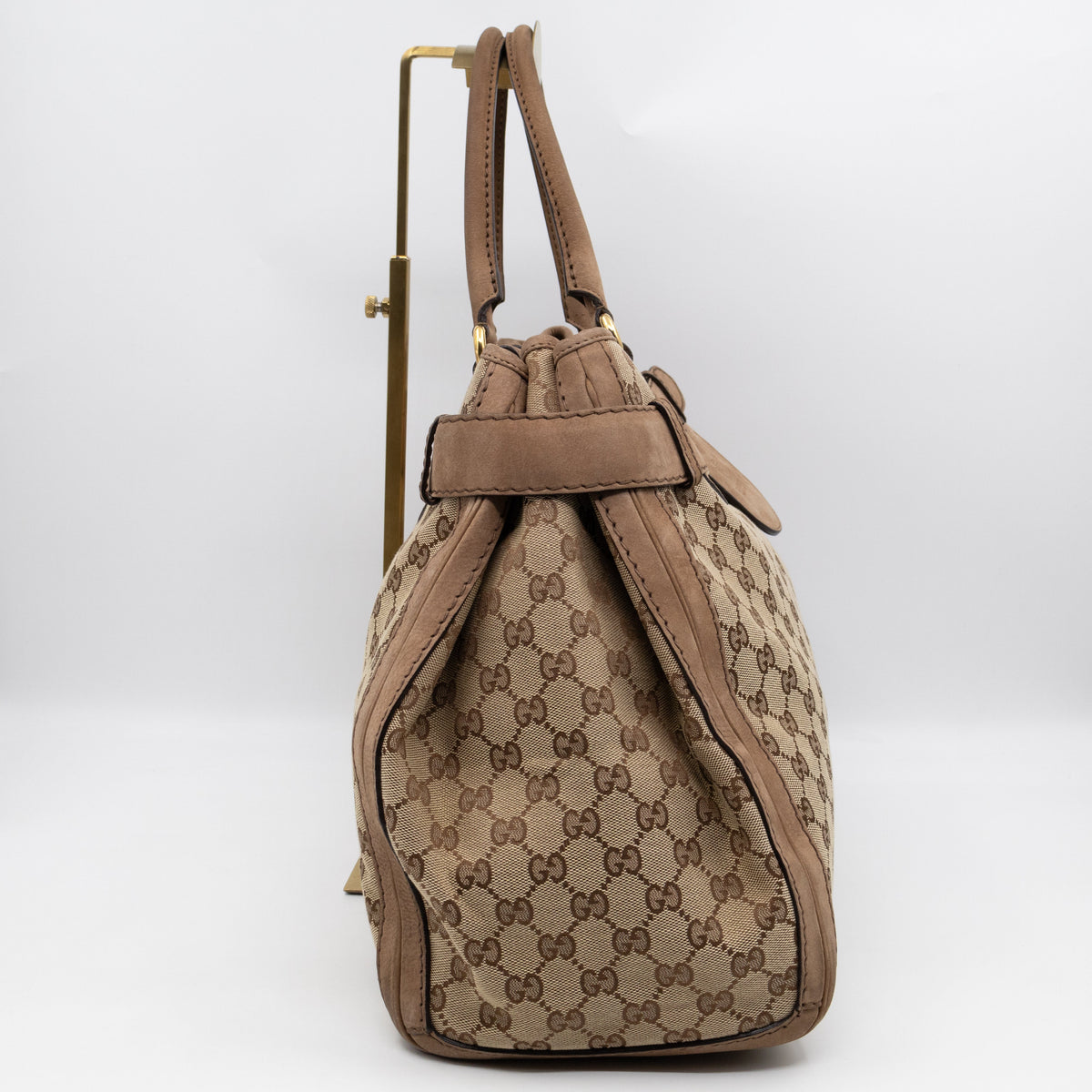 Large GG Running Bag Brown GG Supreme Canvas