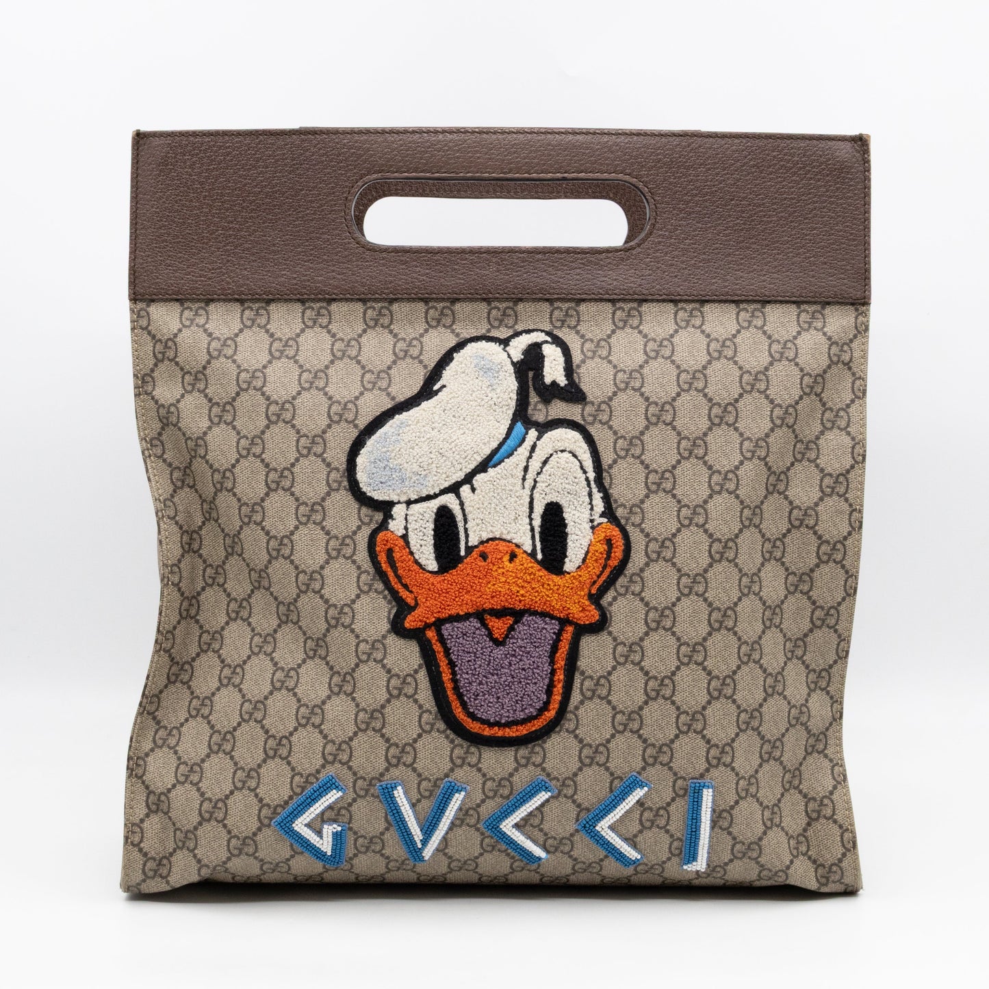 Gucci x Disney Neo Vintage Donald Duck Tote GG Supreme