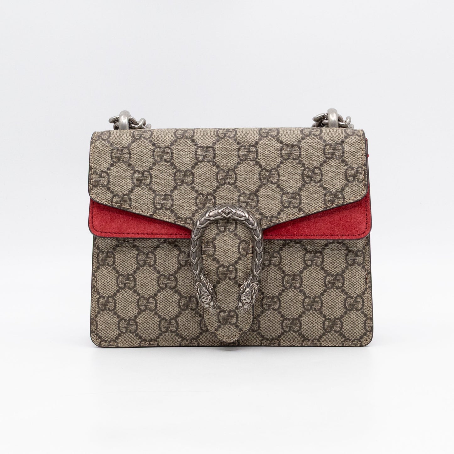 Gucci Dionysus Mini GG Supreme Red Suede