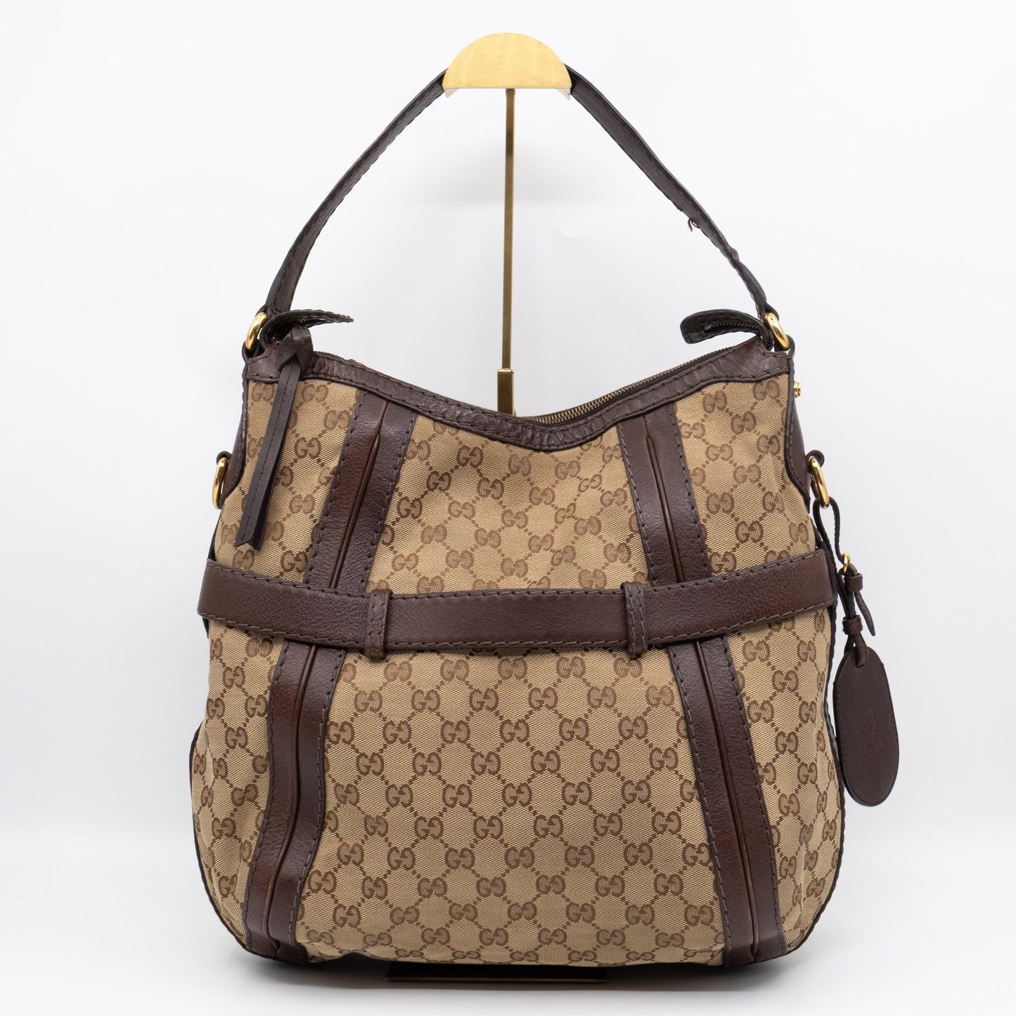 Gucci GG Running Hobo Bag Brown