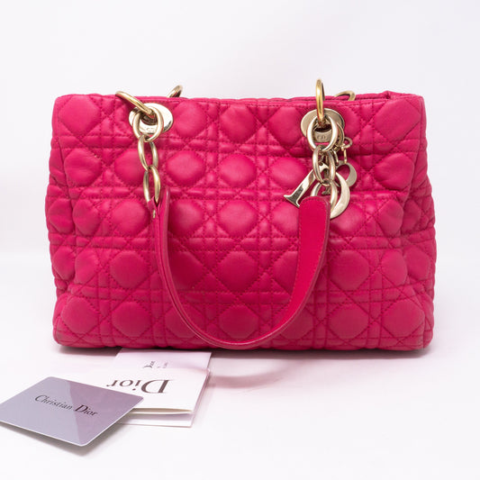 Small Soft Shopping Tote Pink