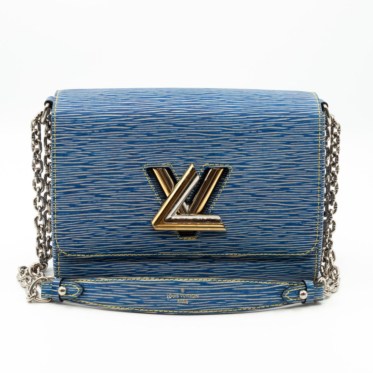 Twist MM Epi Leather Denim