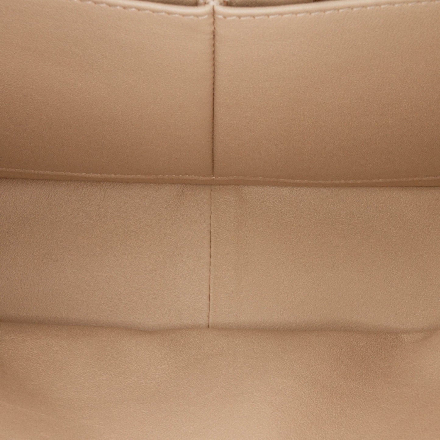Beige Chanel Jumbo Classic Lambskin Double Flap Shoulder Bag
