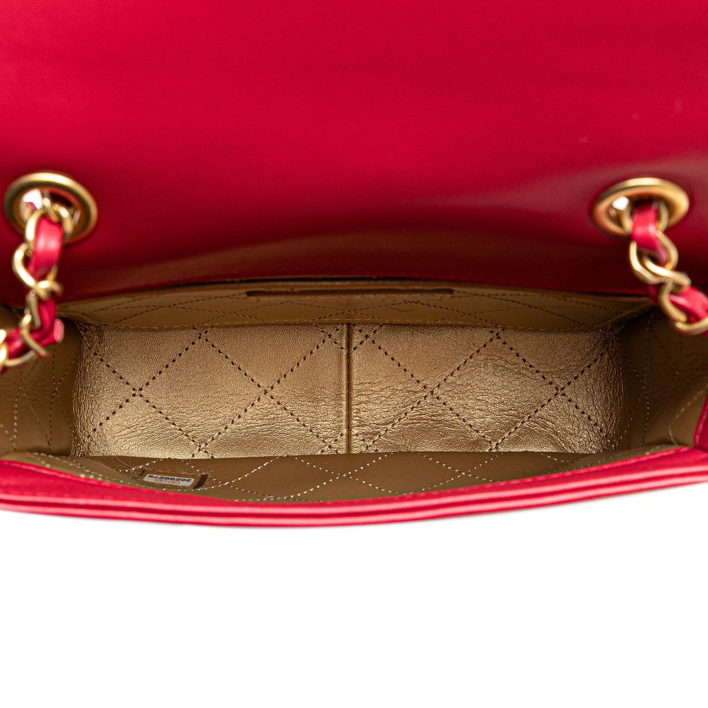 Red Chanel Lambskin Lucky Charms Flap Crossbody