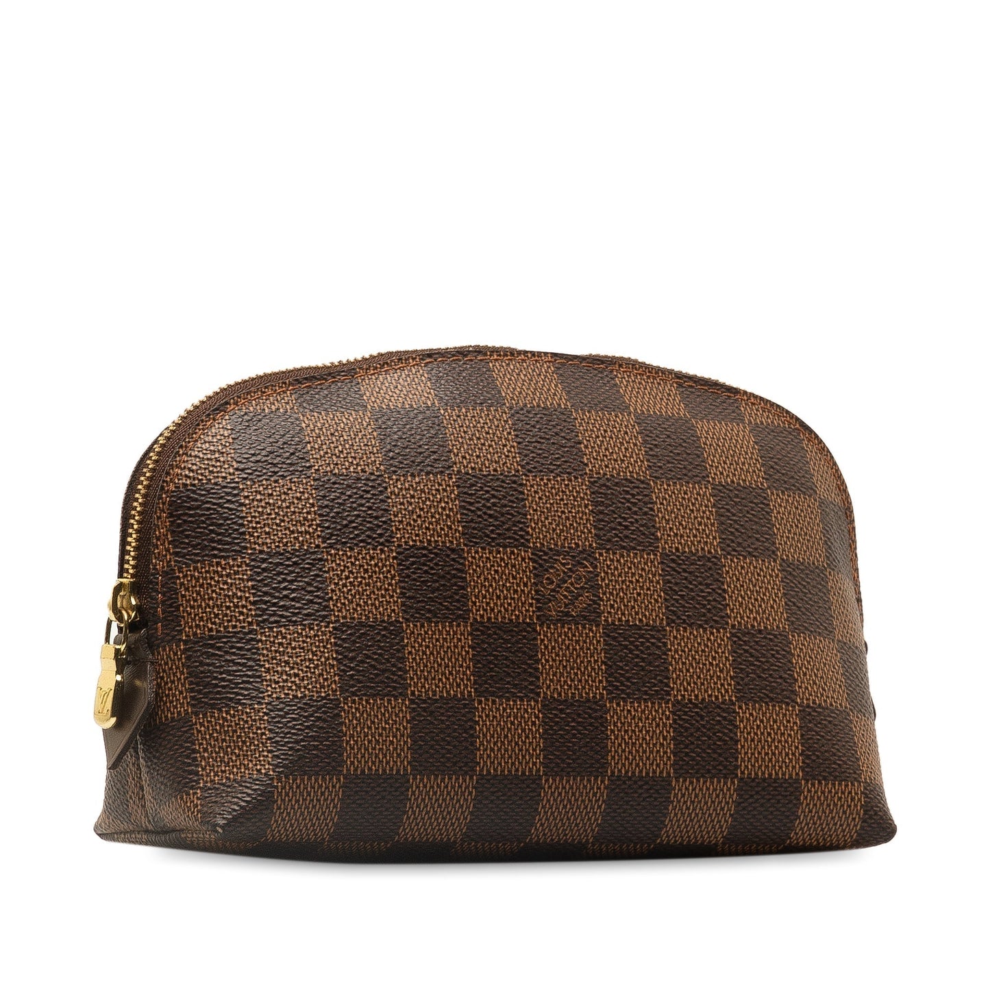 Brown Louis Vuitton Damier Ebene Cosmetic Pouch Clutch Bag