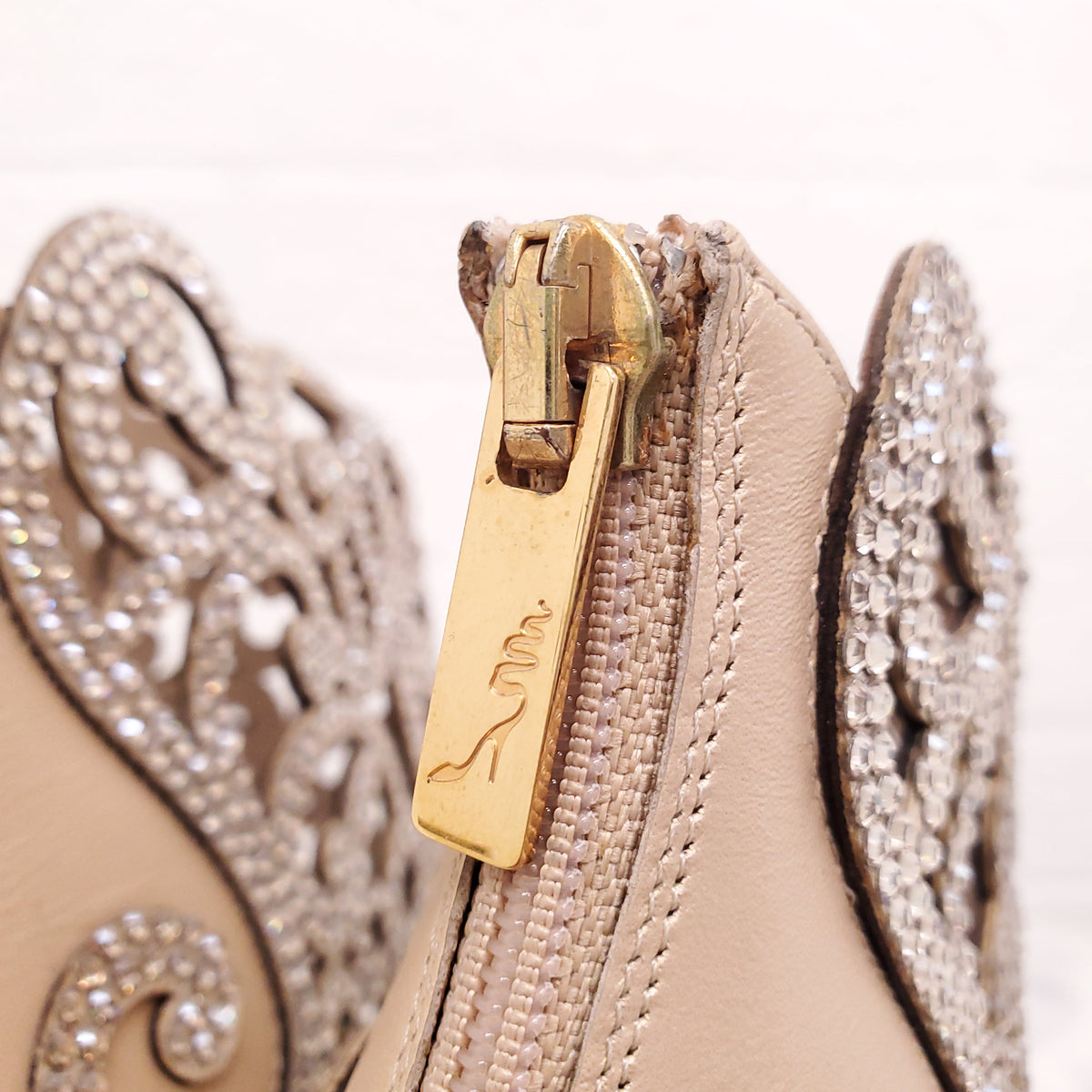 RENE CAOVILLA CRYSTAL BOOTIES - SIZE 40