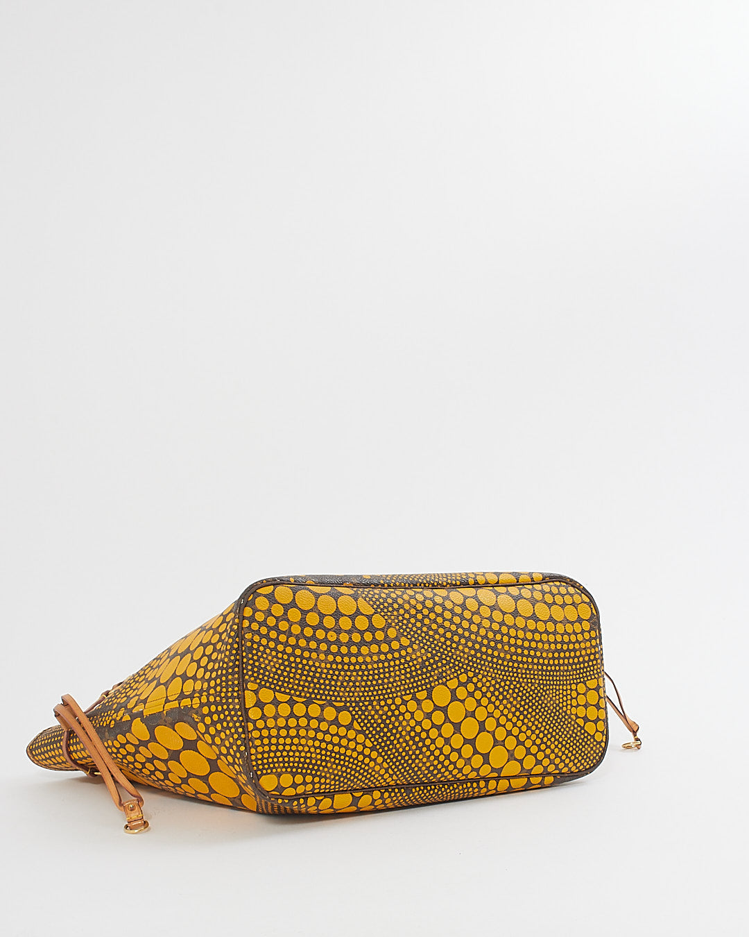 Louis Vuitton x Yayoi Kusama Yellow Monogram Waves Neverfull MM Tote