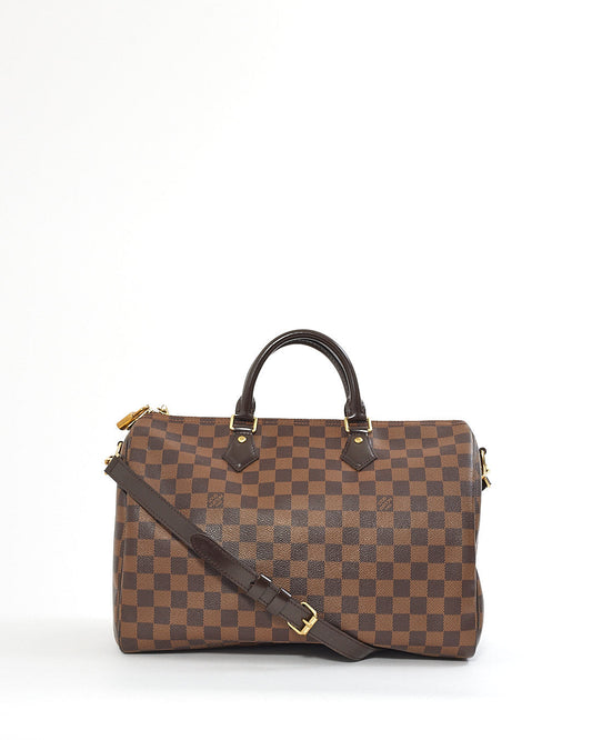 Louis Vuitton Damier Ebene Canvas Speedy Bandoulière 35