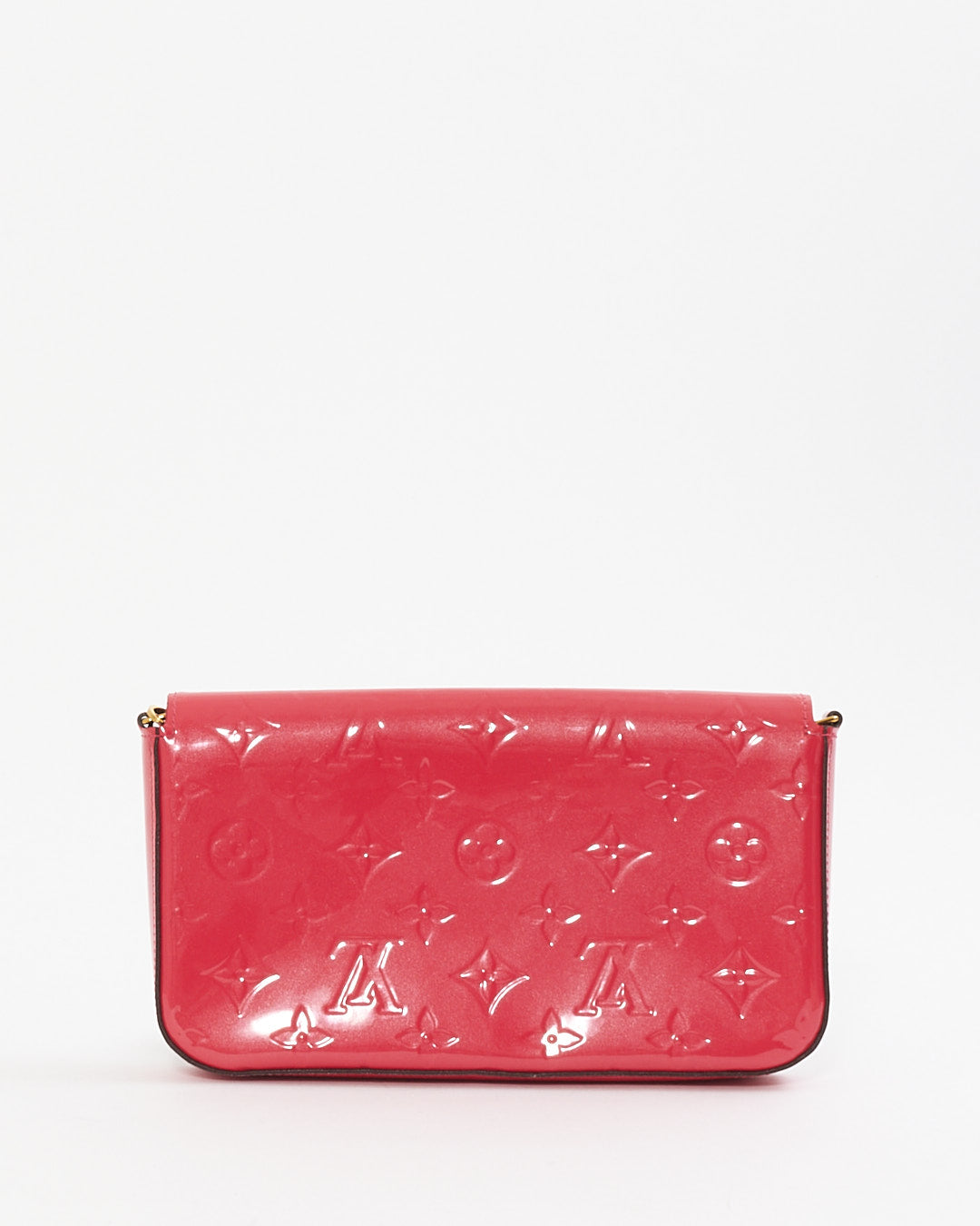 Louis Vuitton Pink Monogram Vernis Felicie Wallet On Chain Bag