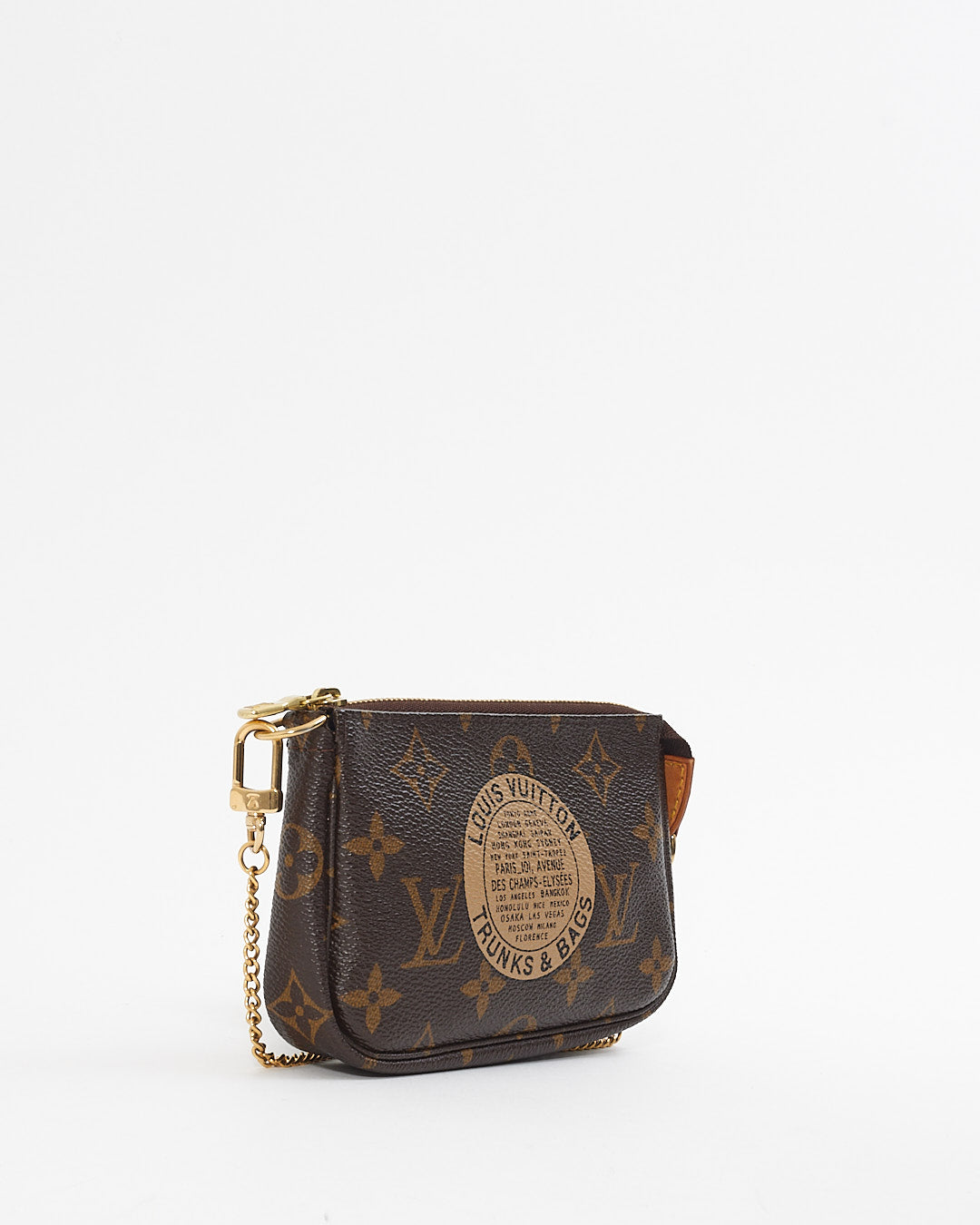 Louis Vuitton Monogram Stamp Canvas Mini Pochette Accessories Bag