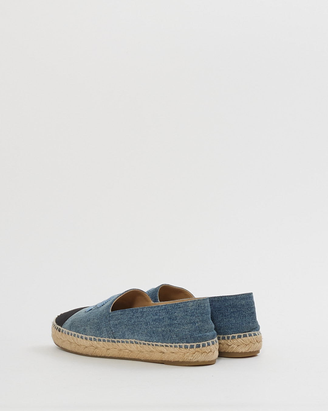 Chanel Blue Denim Blue Espadrilles- 39
