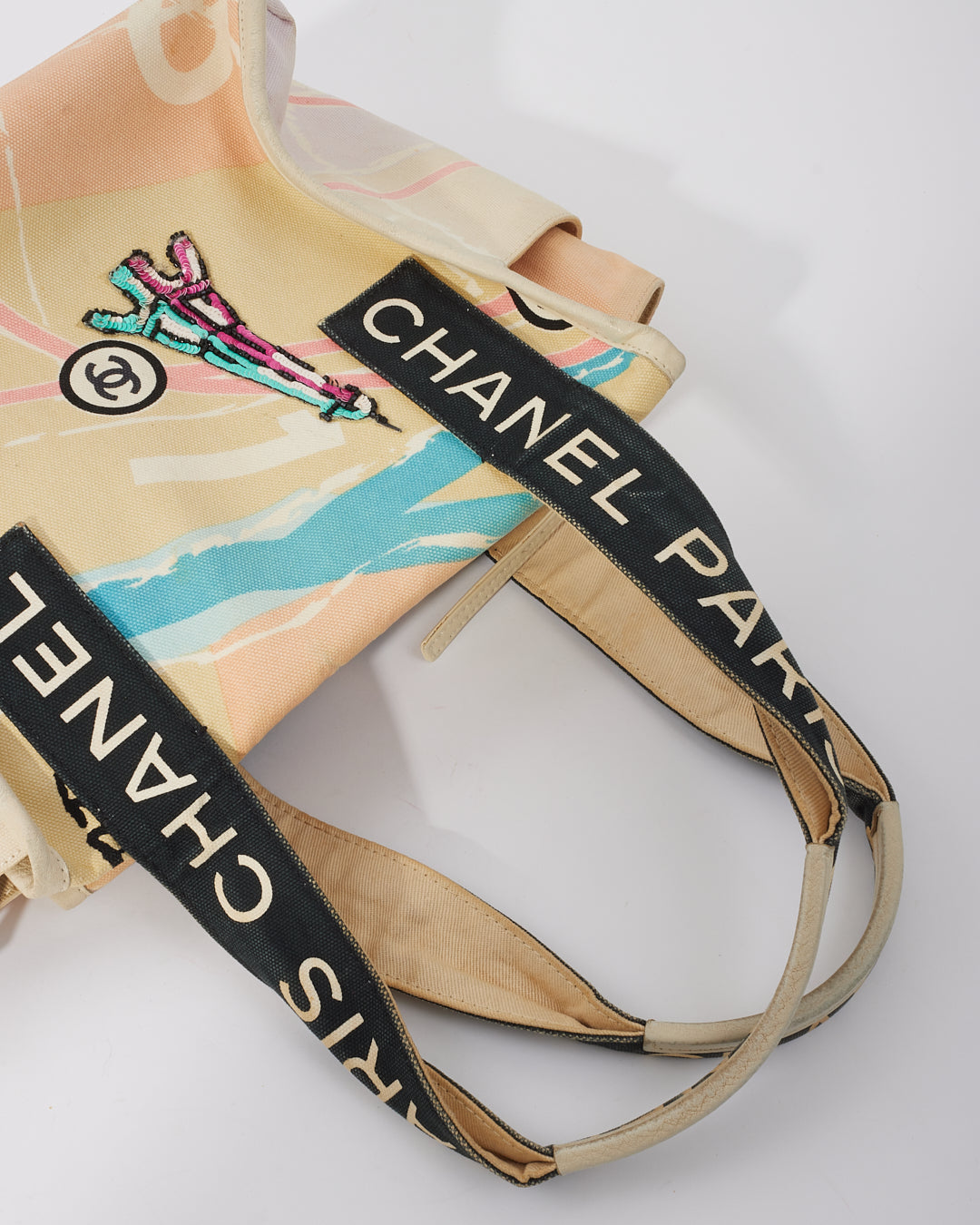 Chanel MuIti Colour Fabric Tote