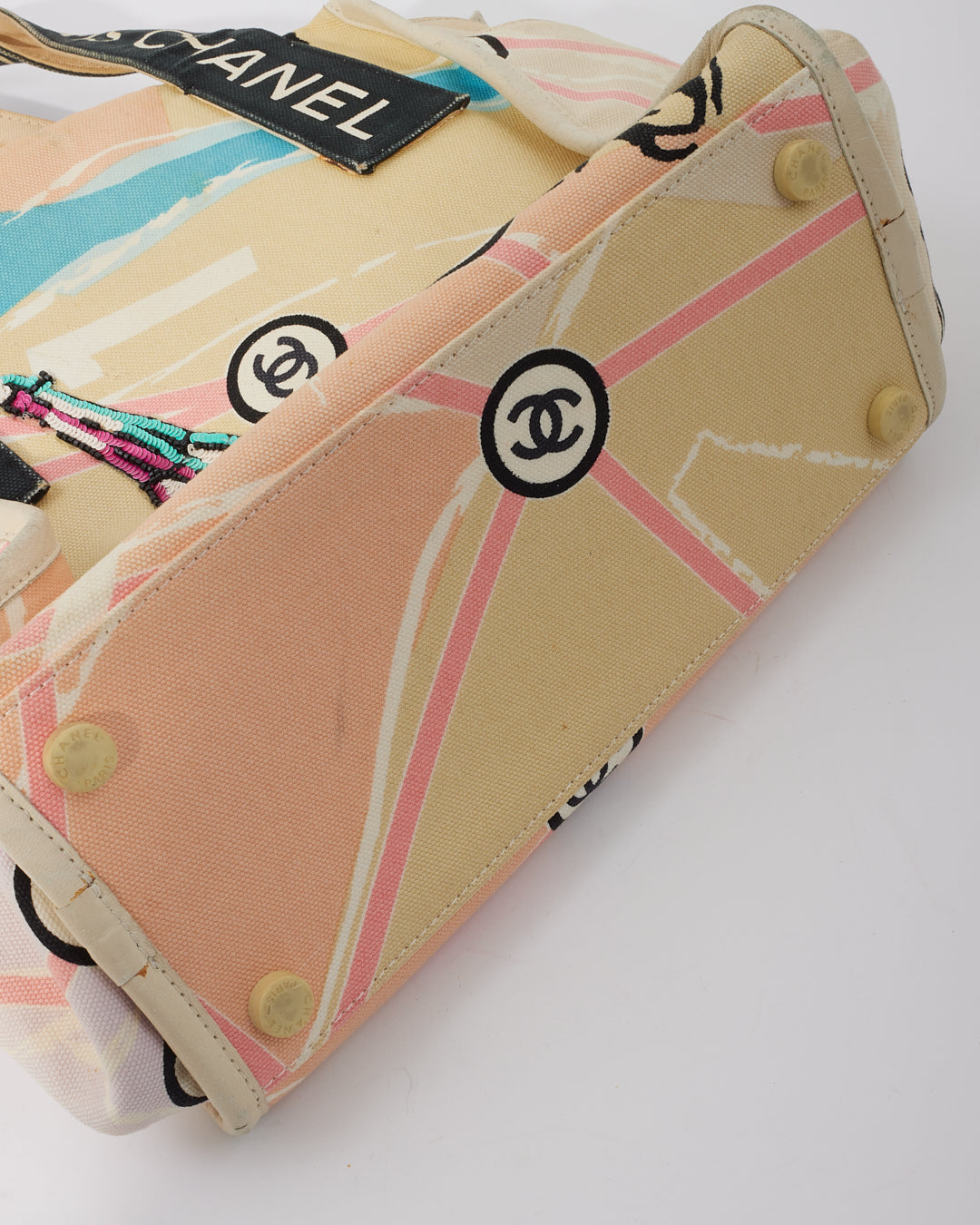 Chanel MuIti Colour Fabric Tote