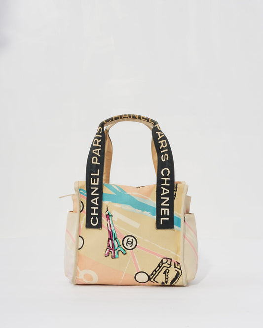 Chanel MuIti Colour Fabric Tote