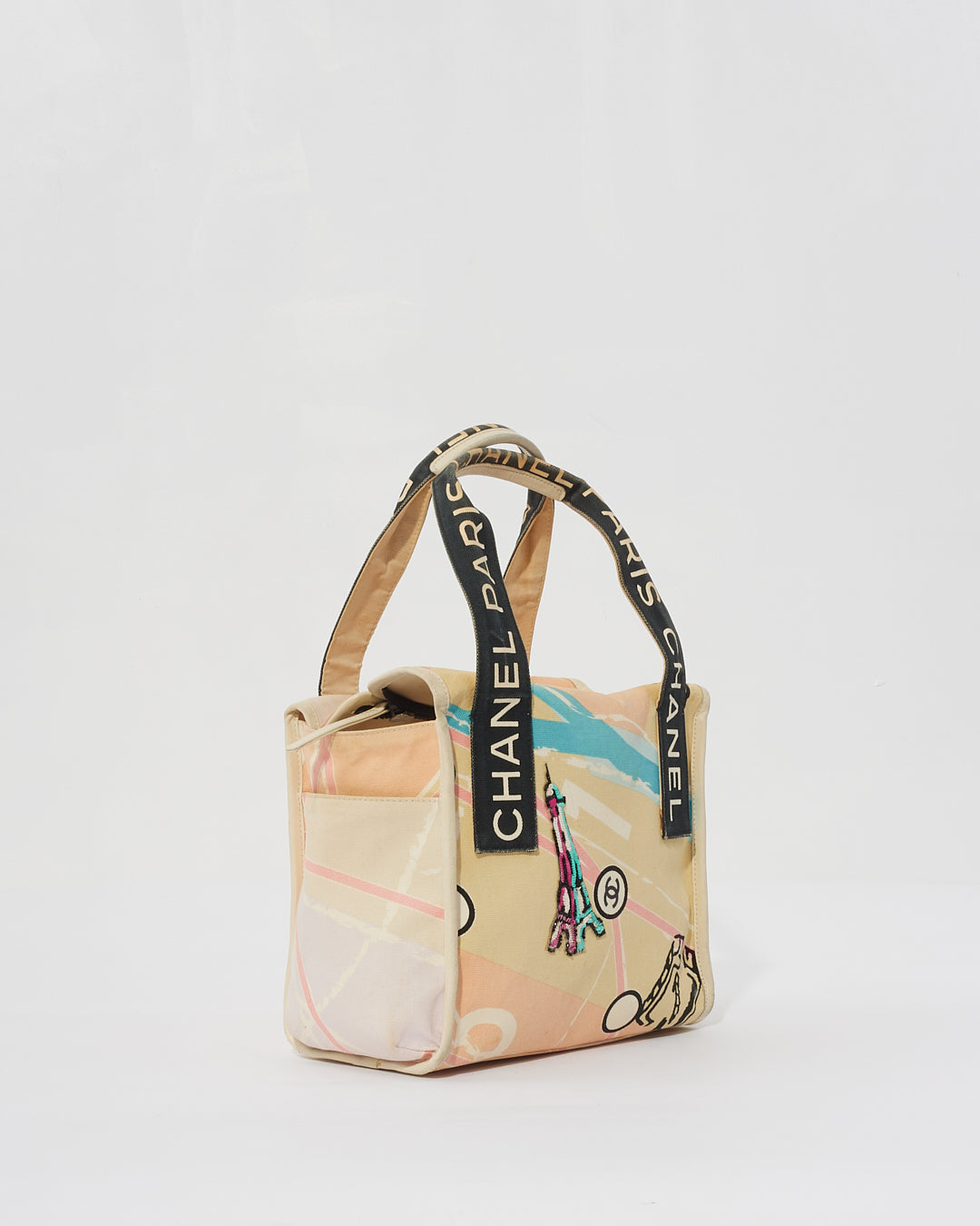 Chanel MuIti Colour Fabric Tote