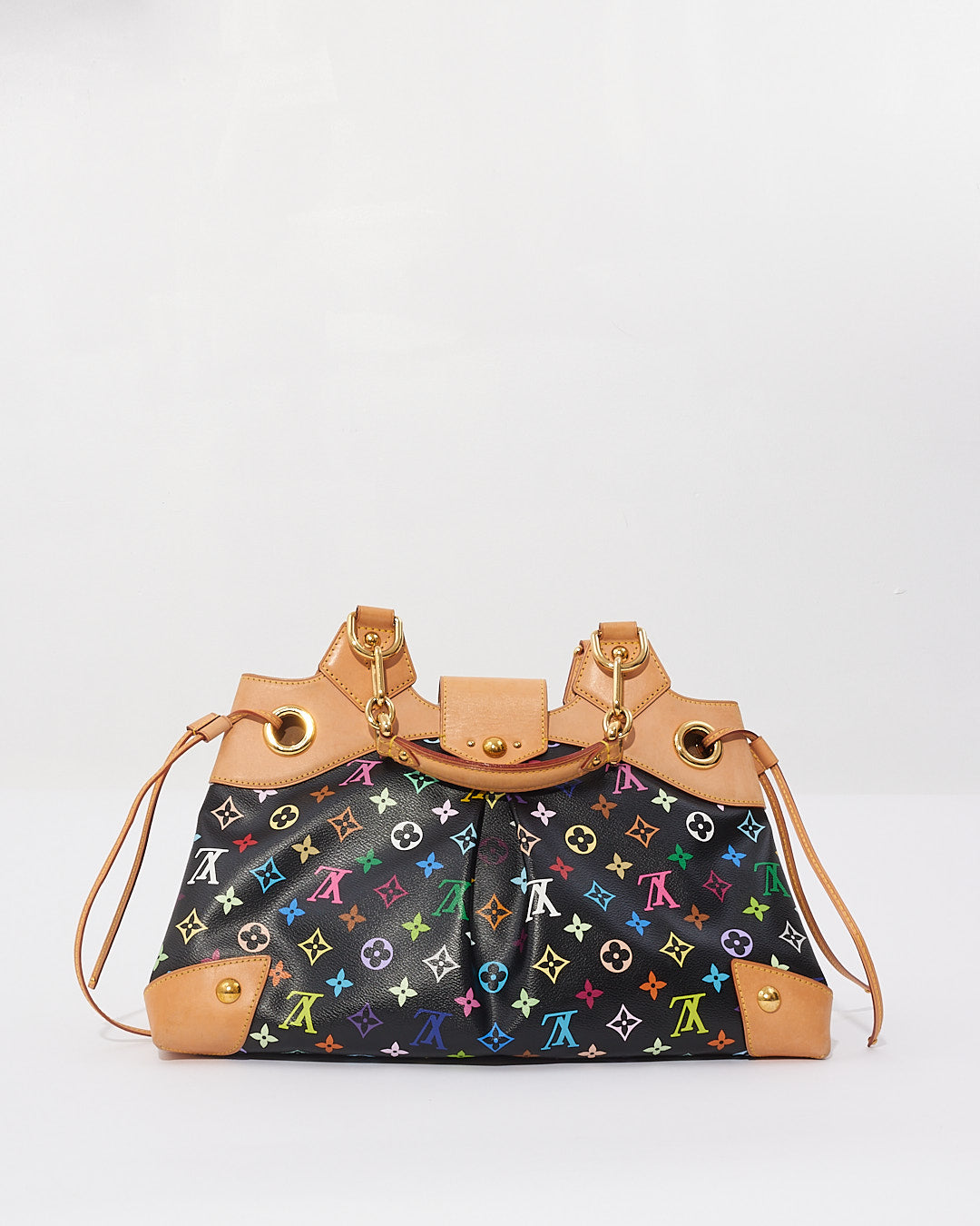 Louis Vuitton Monogram Black Multi Colour Ursula Shoulder Bag