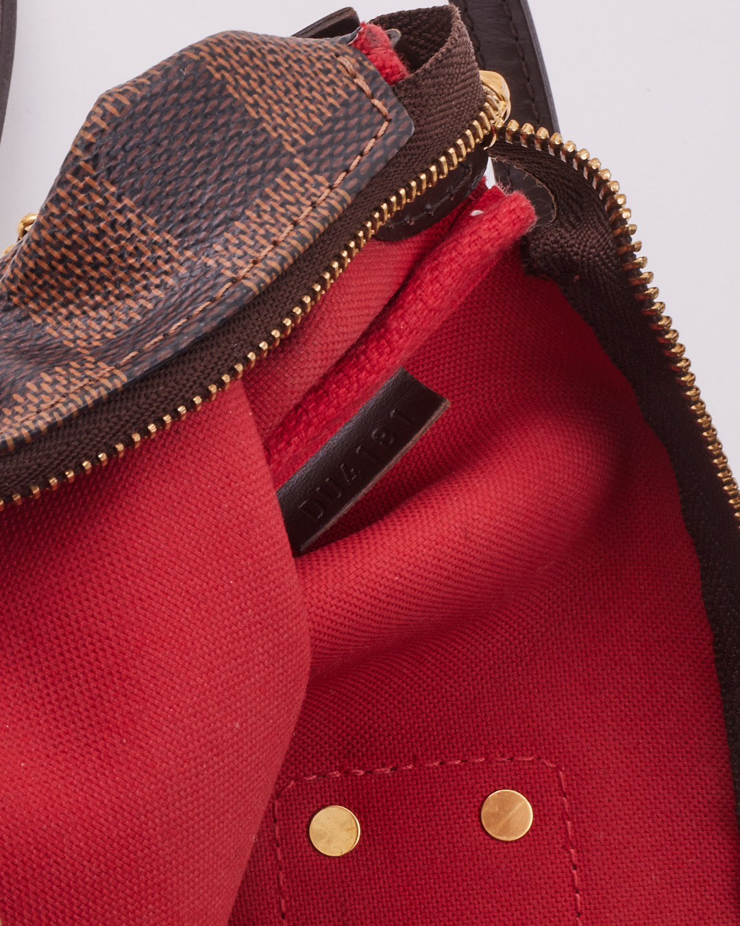 Louis Vutton Damier Ebene Eva Crossbody Bag