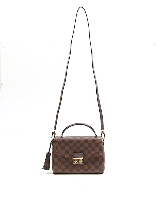 Louis Vuitton Damier Ebene Canvas Croisette Bag