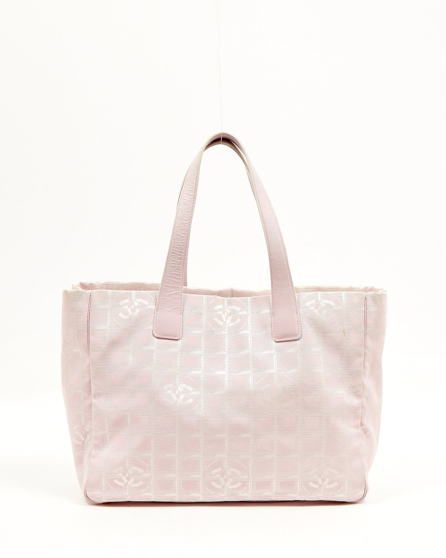Chanel Pink Nylon New Travel Line Tote Bag