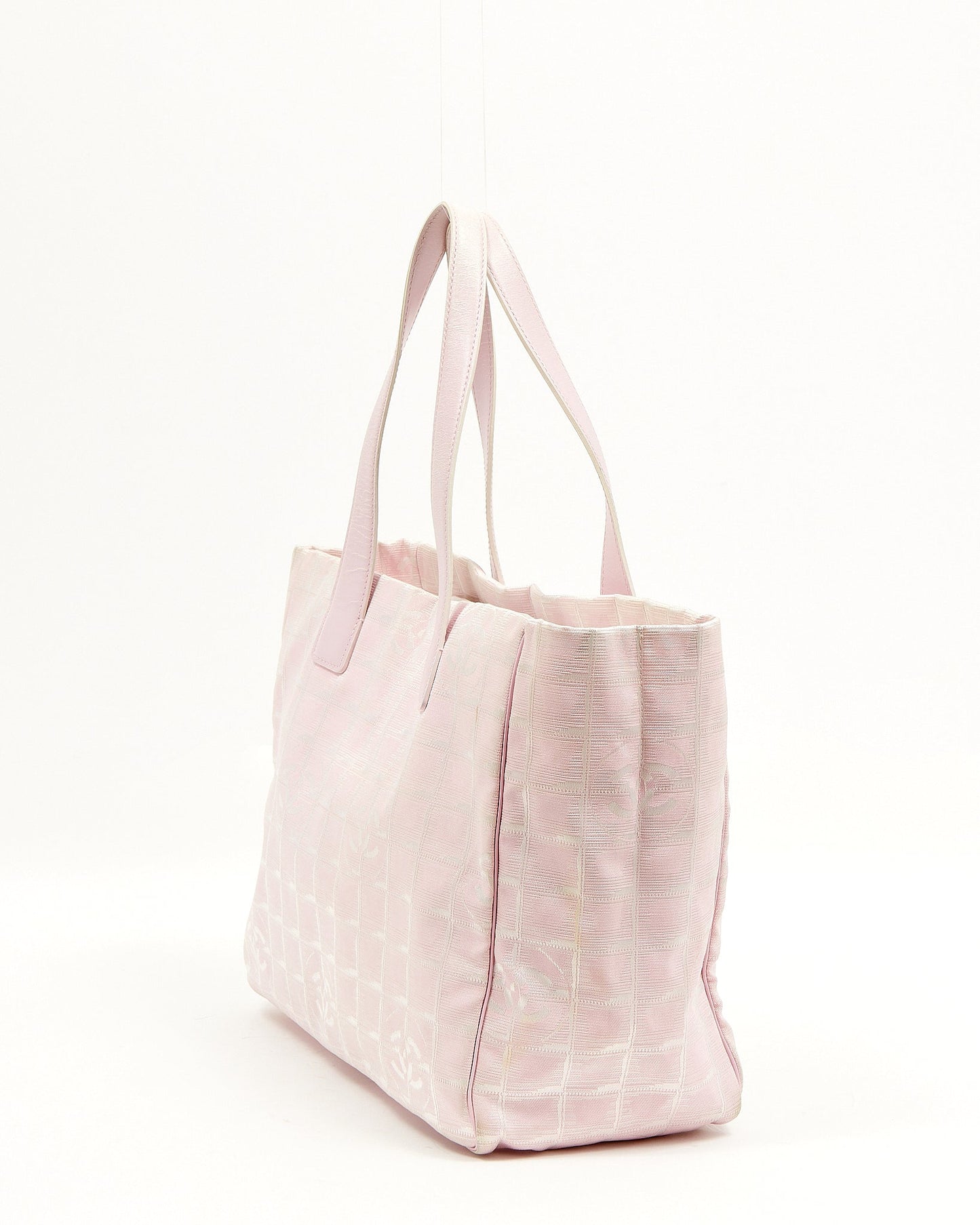 Chanel Pink Nylon New Travel Line Tote Bag