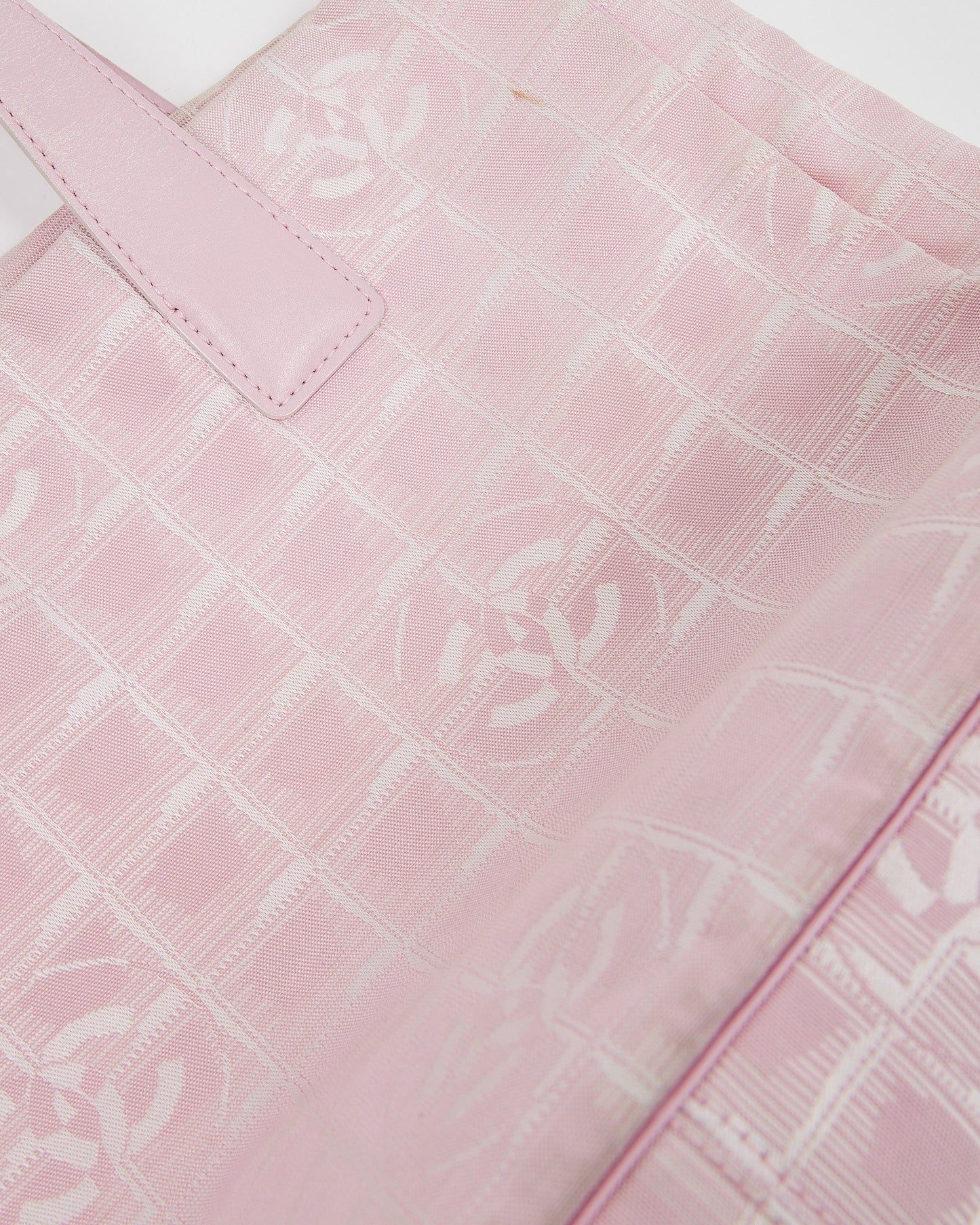 Chanel Pink Nylon New Travel Line Tote Bag
